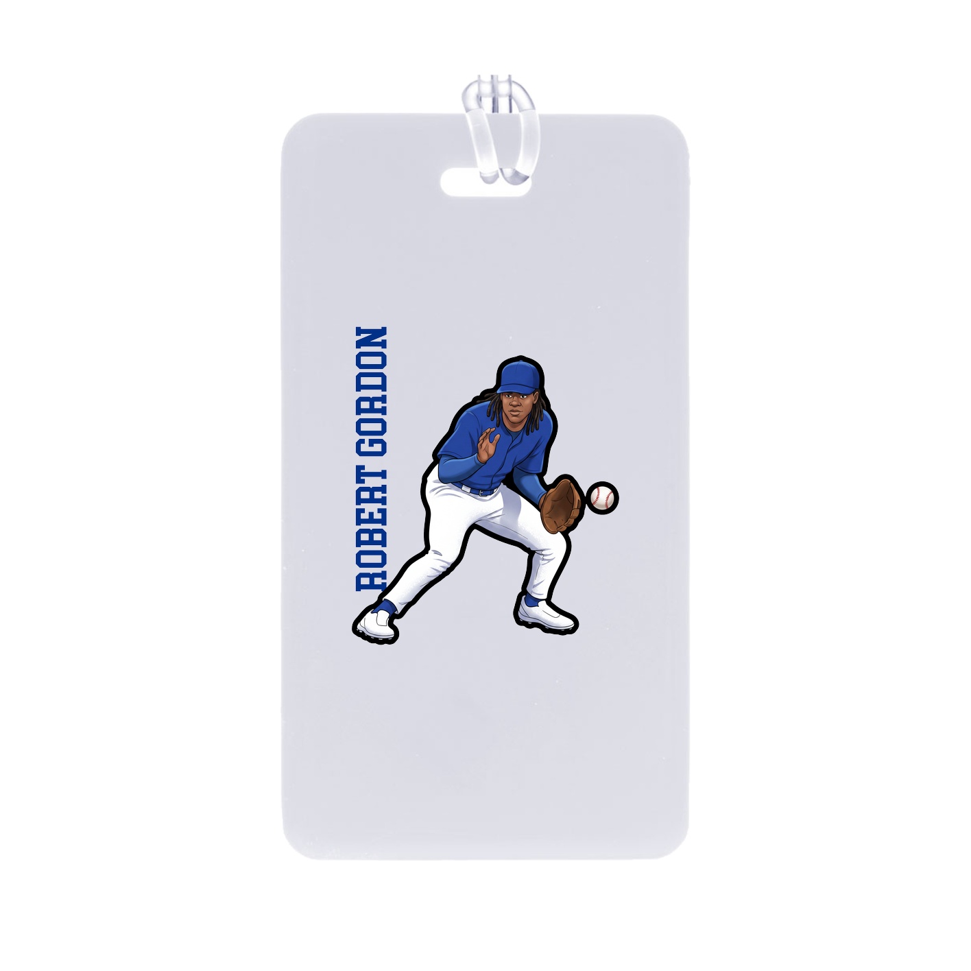 Bag Tag — Name Vertical in Classic