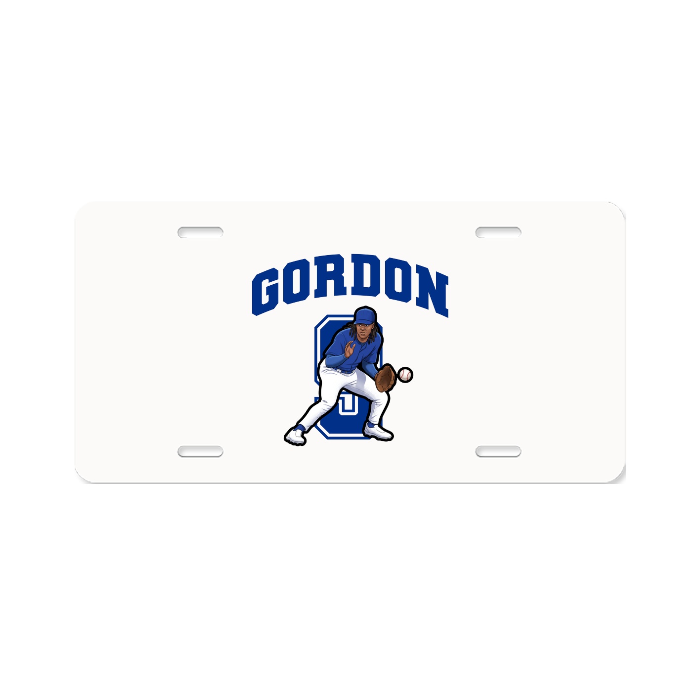 License Plate — Number in Classic