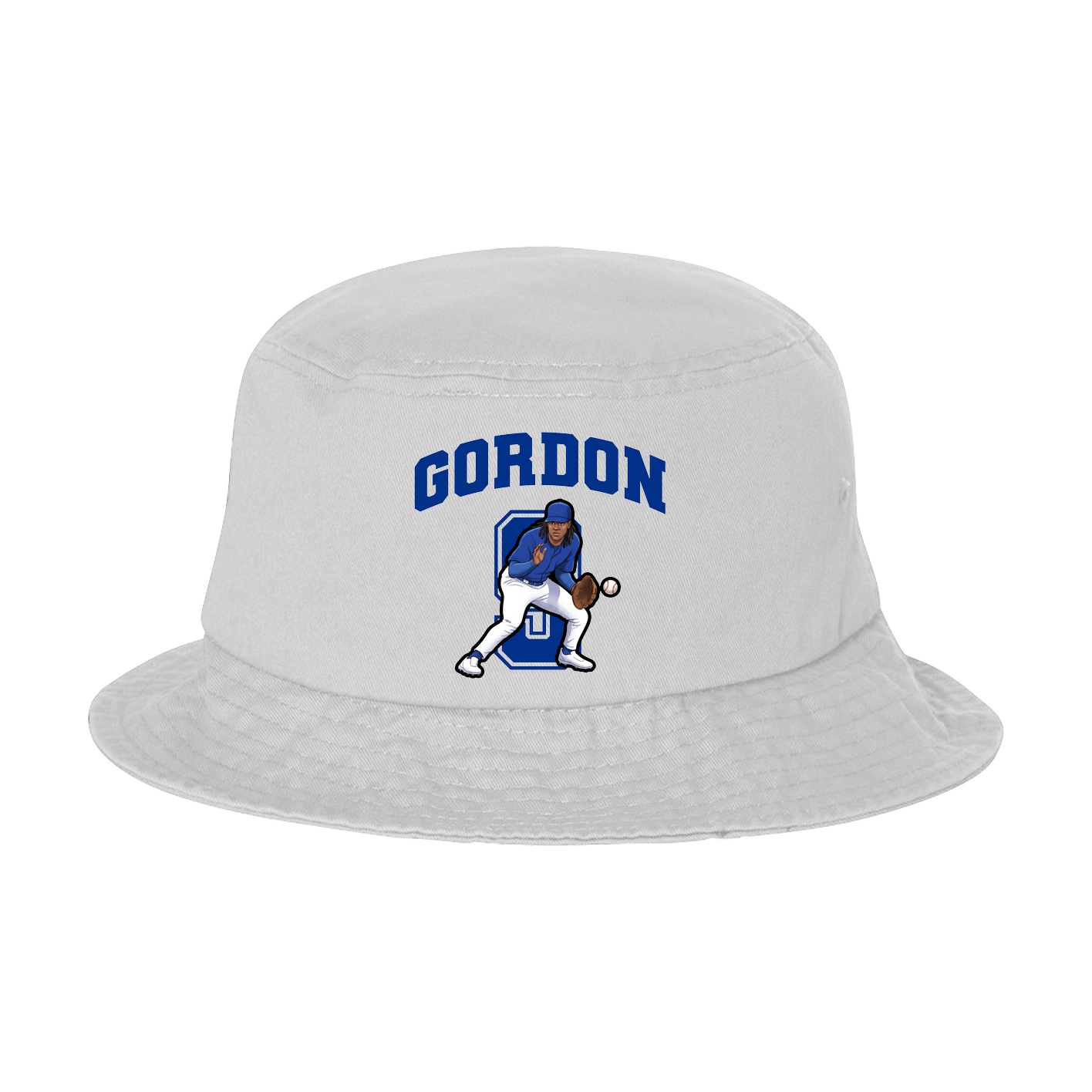 Bucket Cap — Number in White