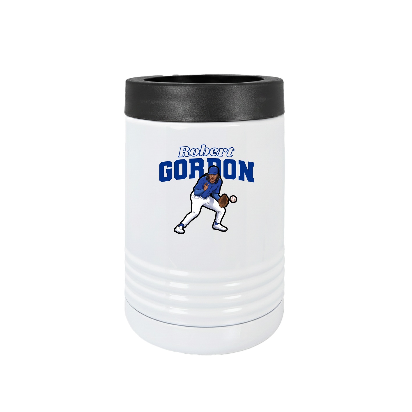 Beverage Holder — Name Arch in White