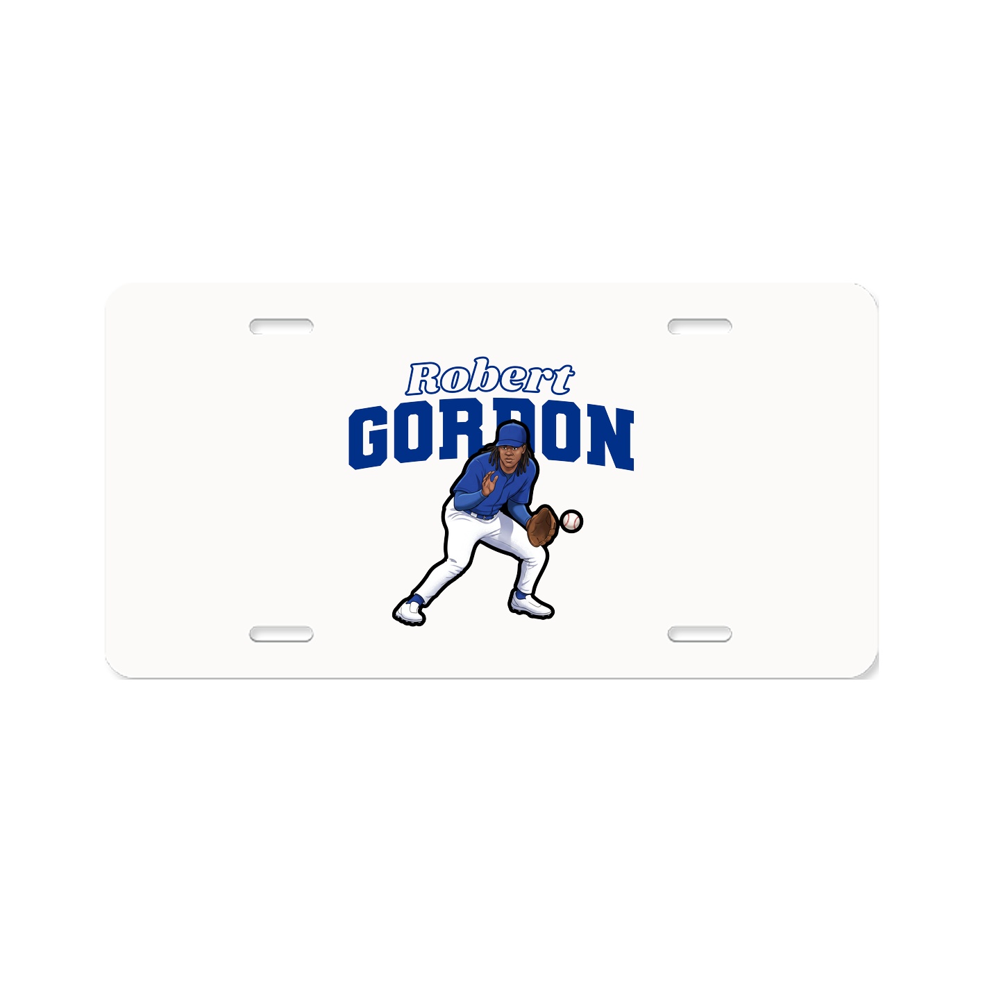 License Plate — Name Arch in Classic