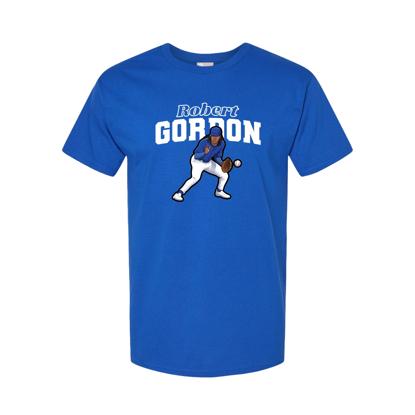 Youth Tee — Name Arch in Royal