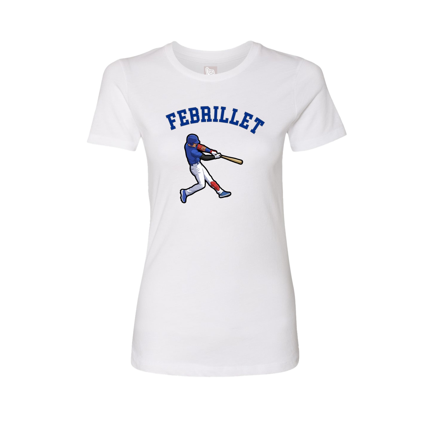 Fitted Women's Tee — Shirsey Arch in White