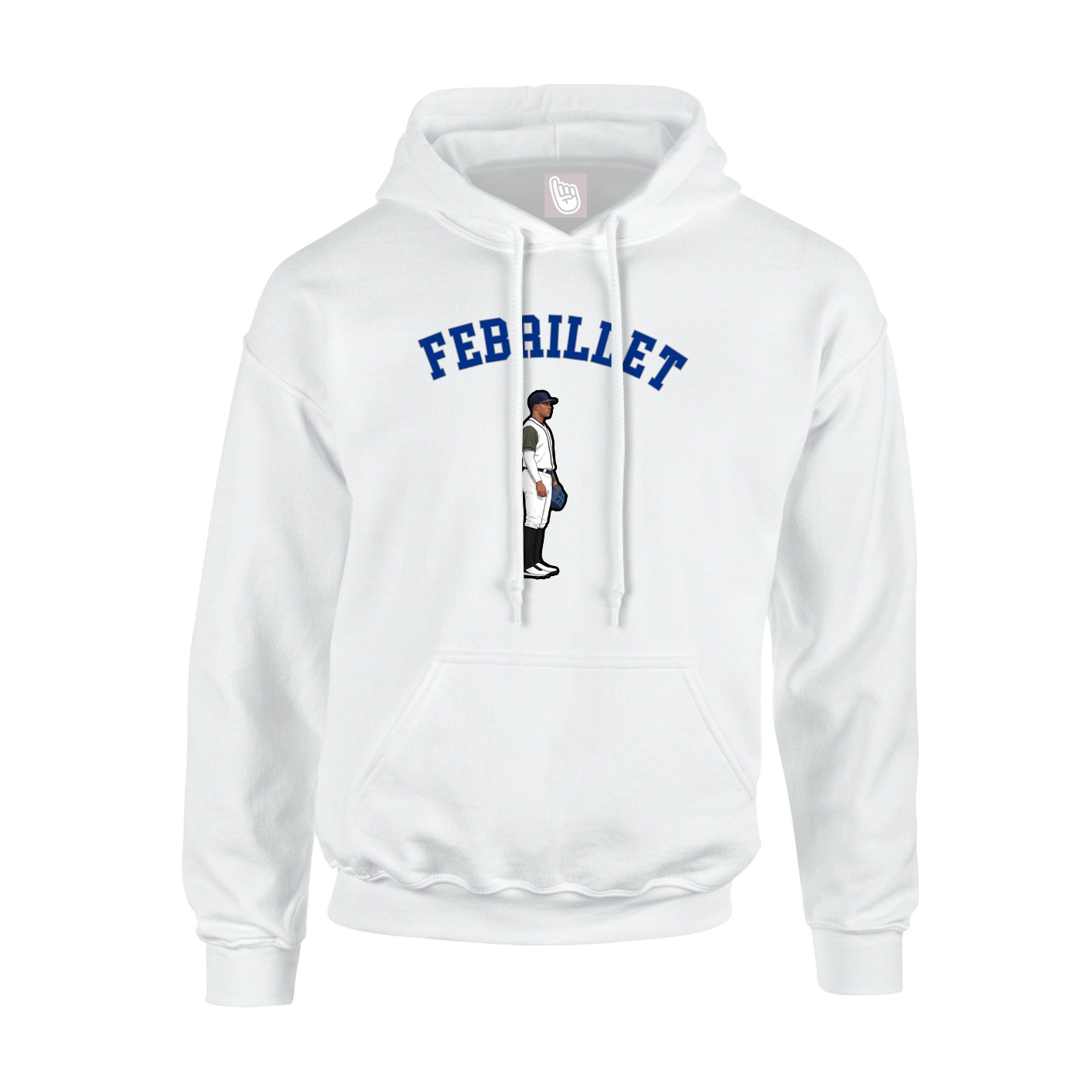 Hoodie — Shirsey Arch in White