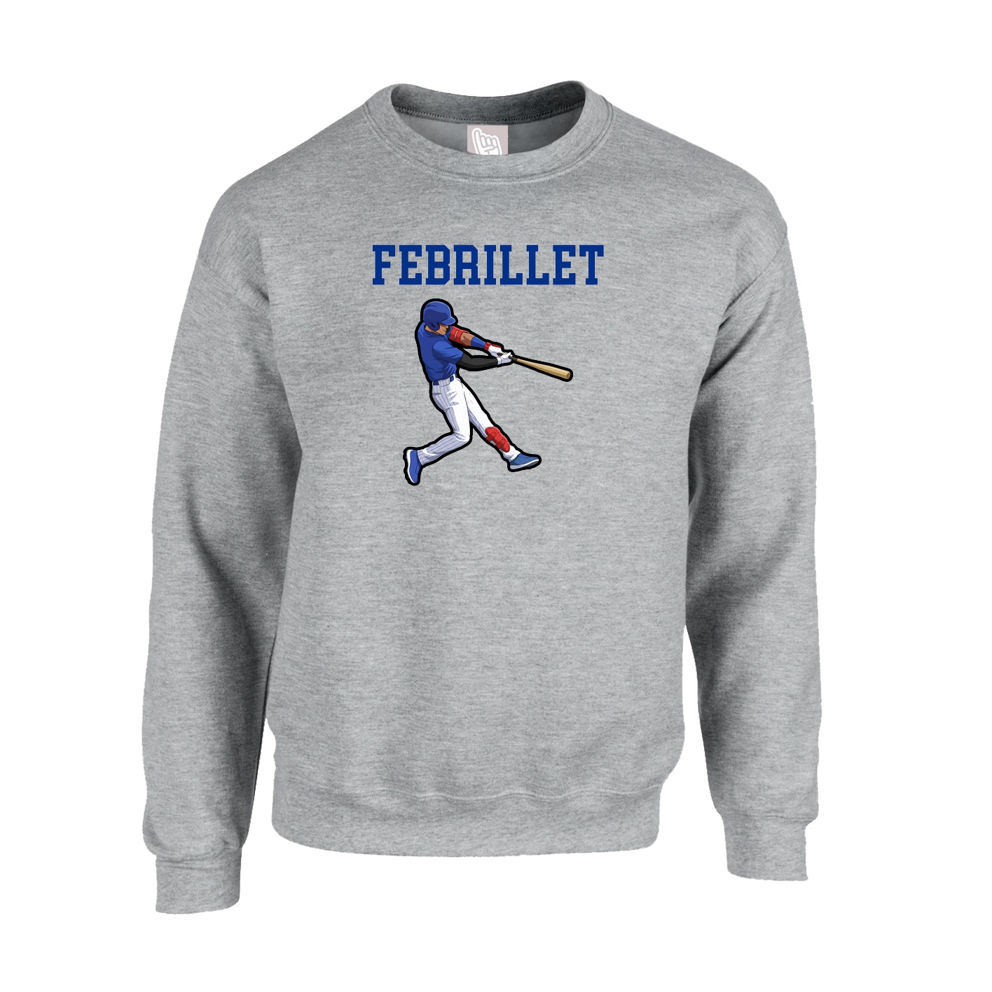 Fleece Crew — Shirsey in Grey