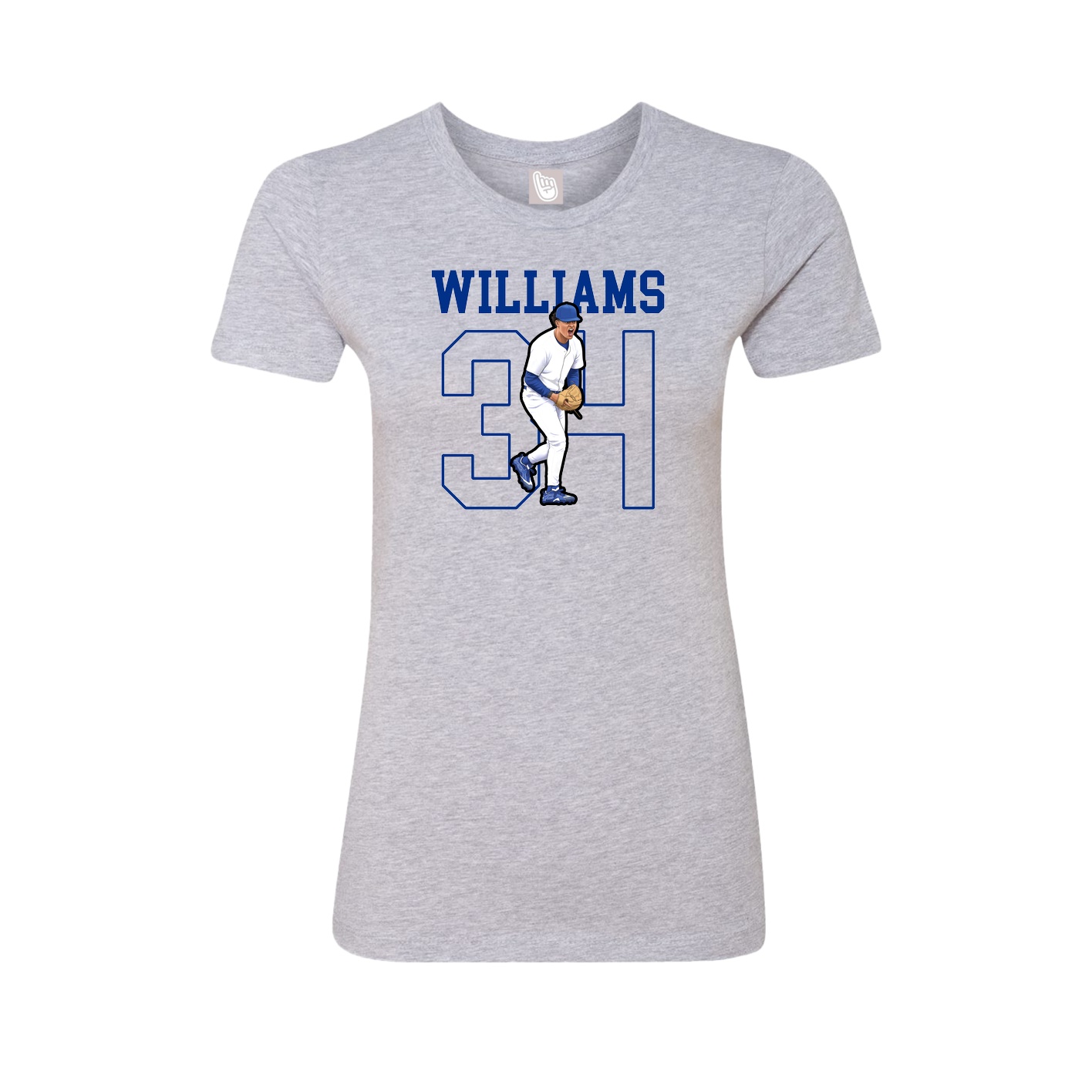 Fitted Women's Tee — Shirsey in Grey