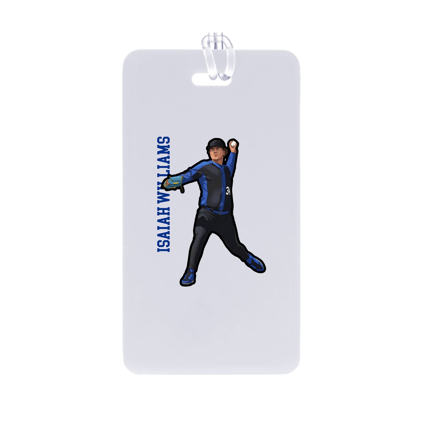 Bag Tag — Name Vertical in Classic