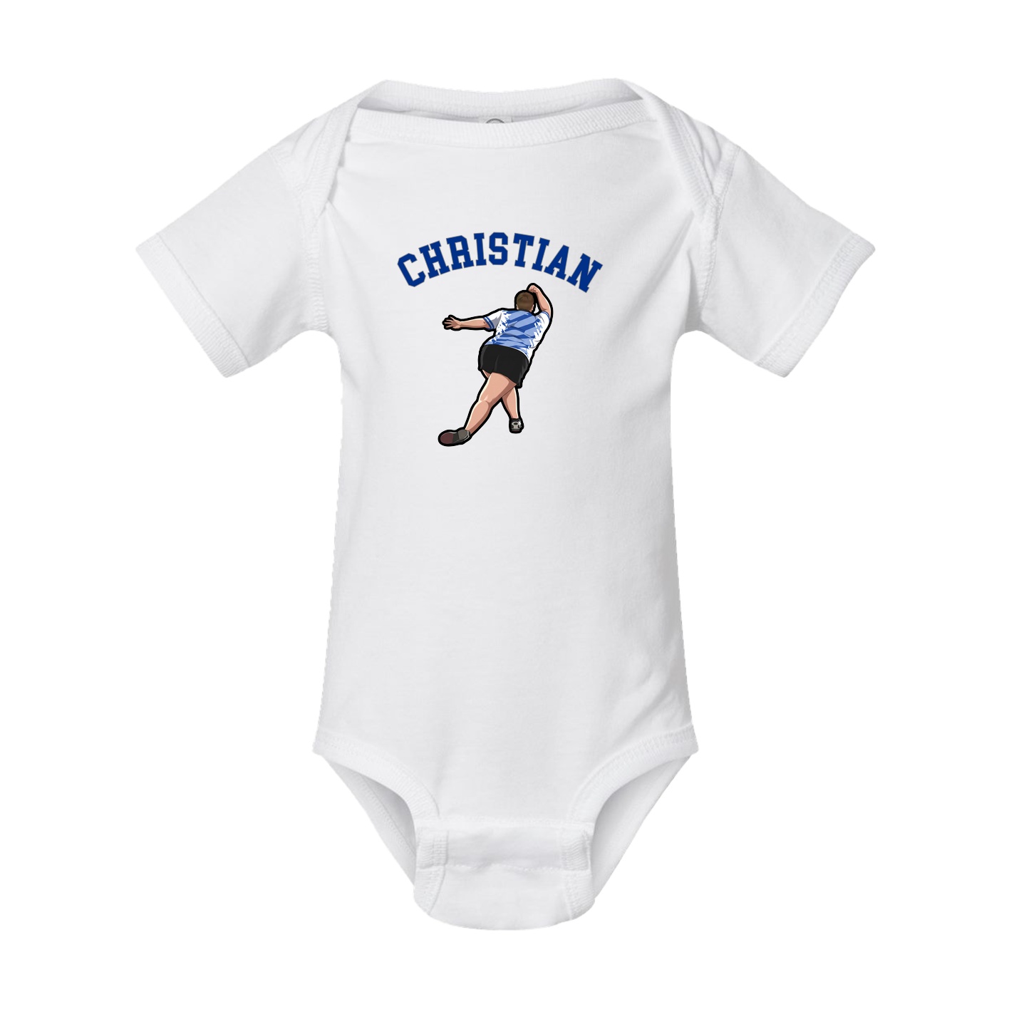 Baby Onesie — Shirsey Arch in White