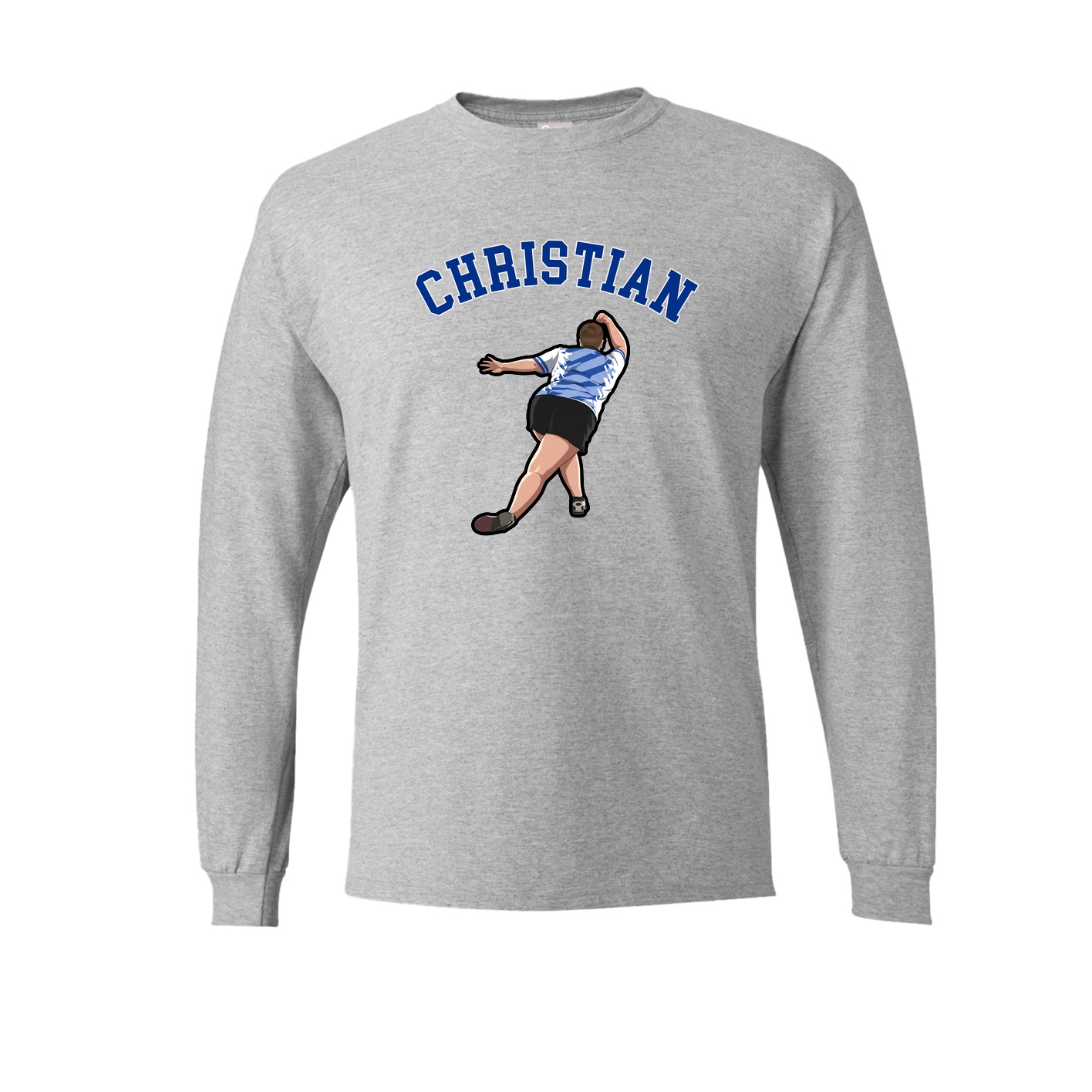 Long Sleeve Tee — Shirsey Arch in Grey