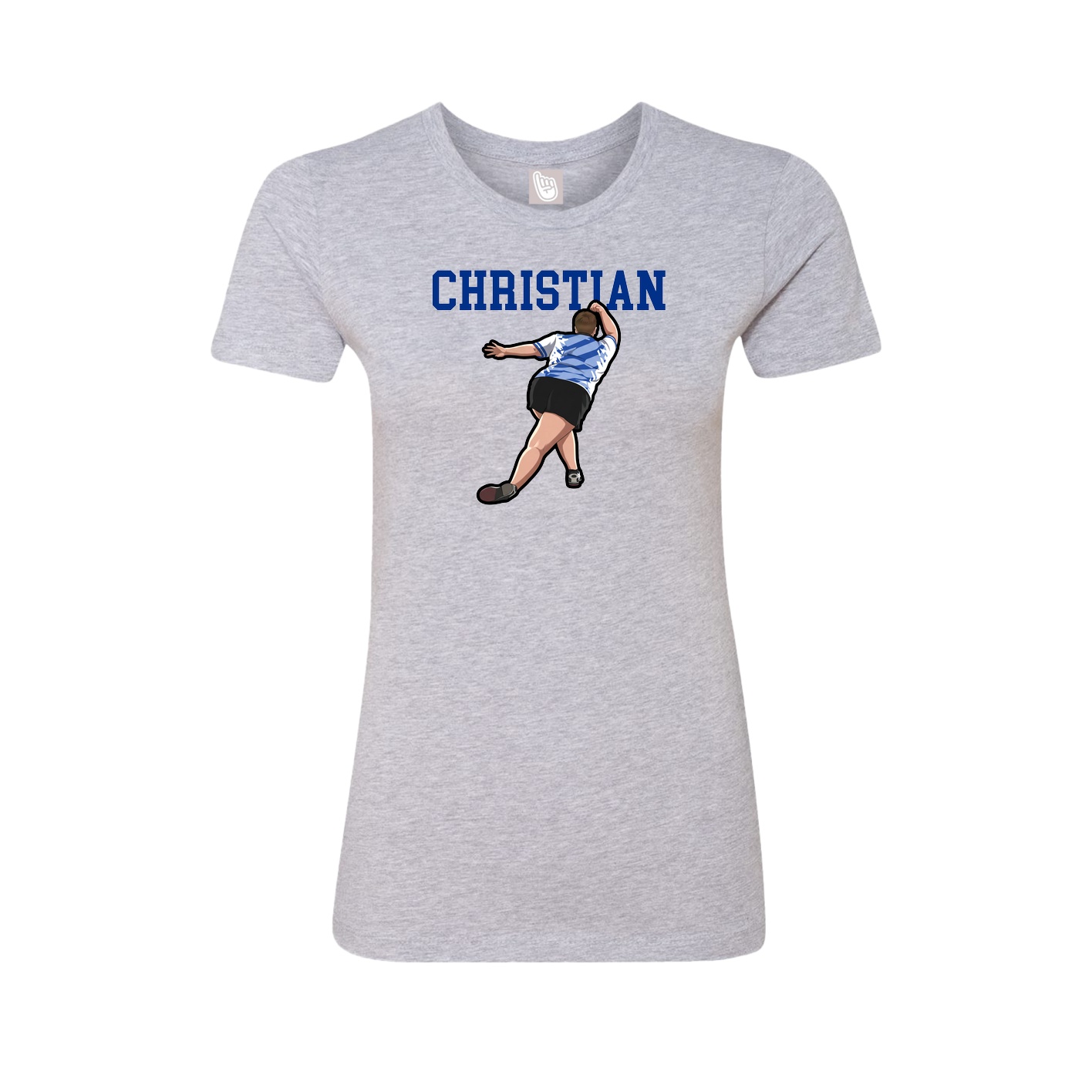 Fitted Women's Tee — Shirsey in Grey