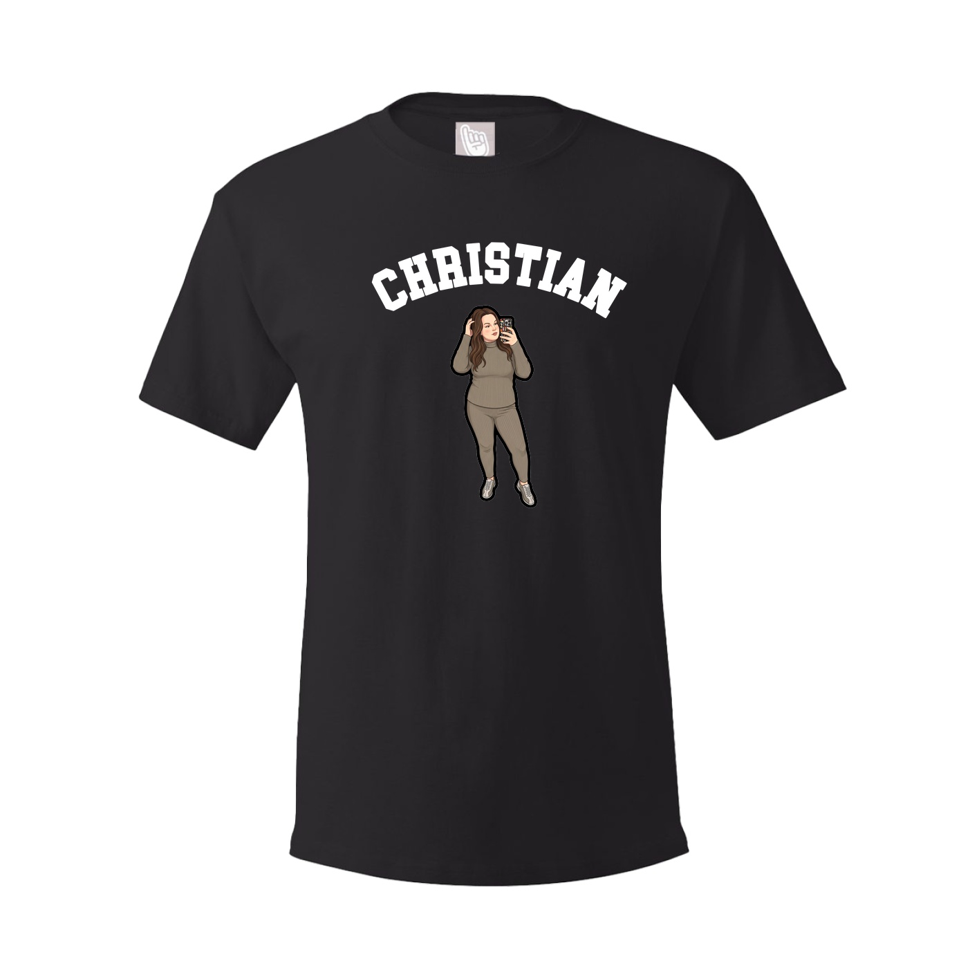 Youth Tee — Shirsey Arch in Black