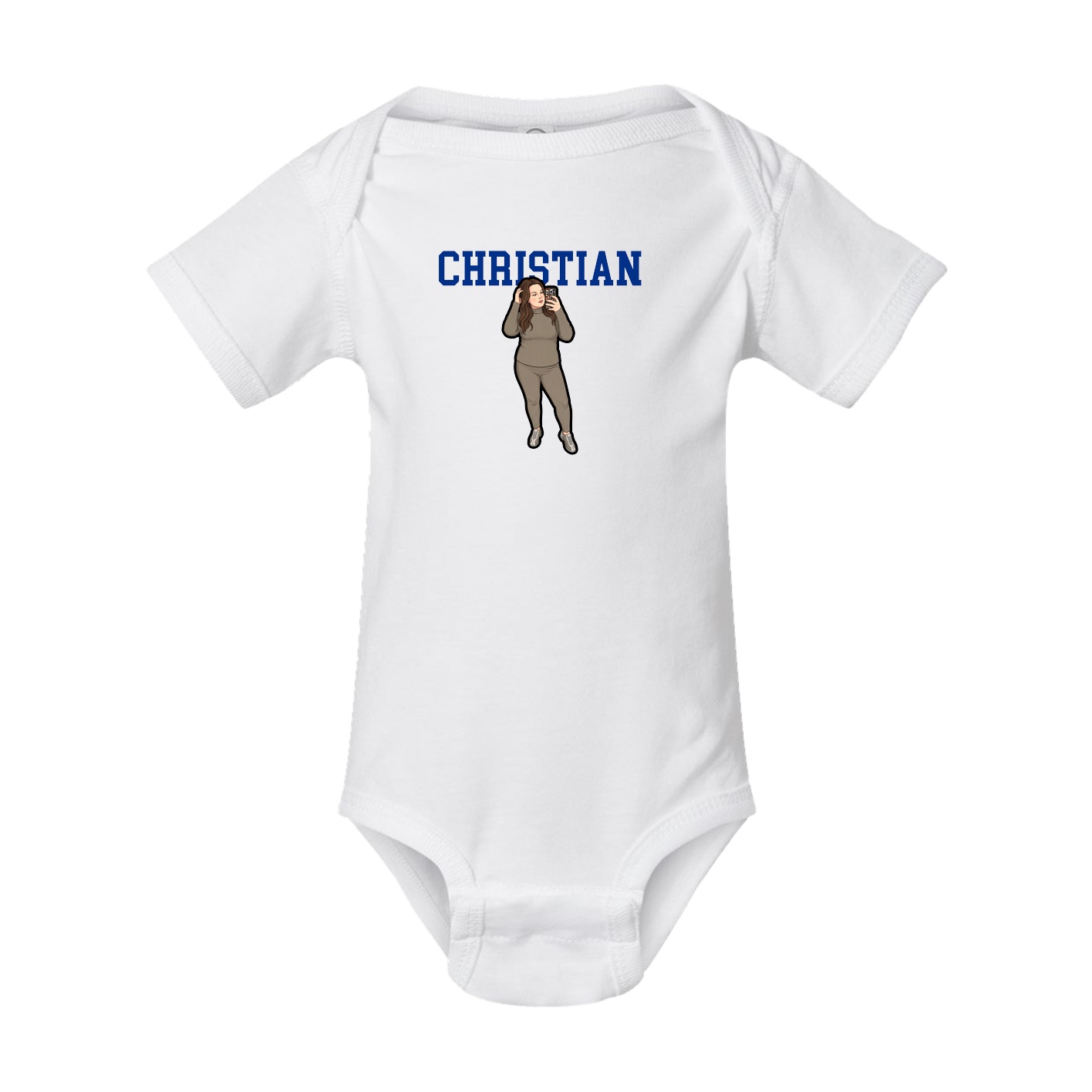 Baby Onesie — Shirsey in White