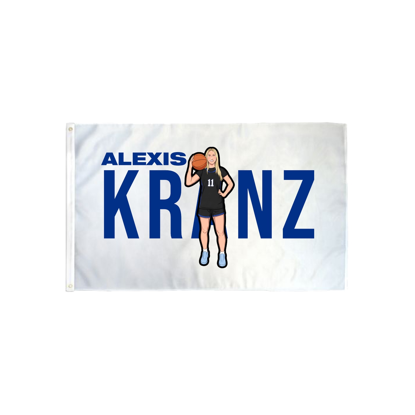 3x5 Flag — Player Name in Classic