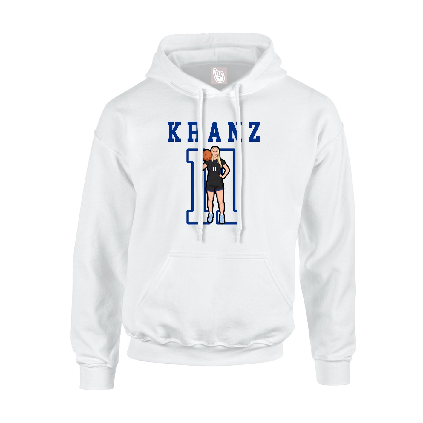 Youth Hoodie — Shirsey in White