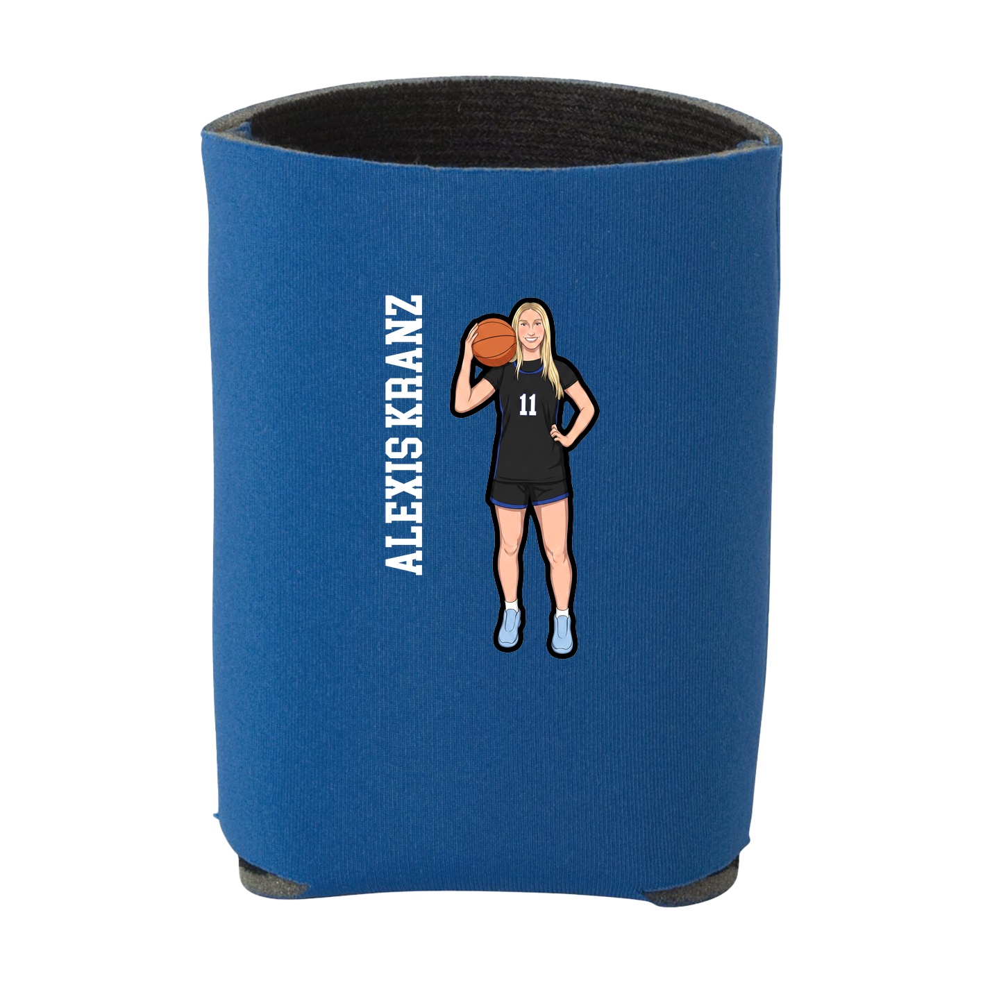 Can Holder — Name Vertical in Royal