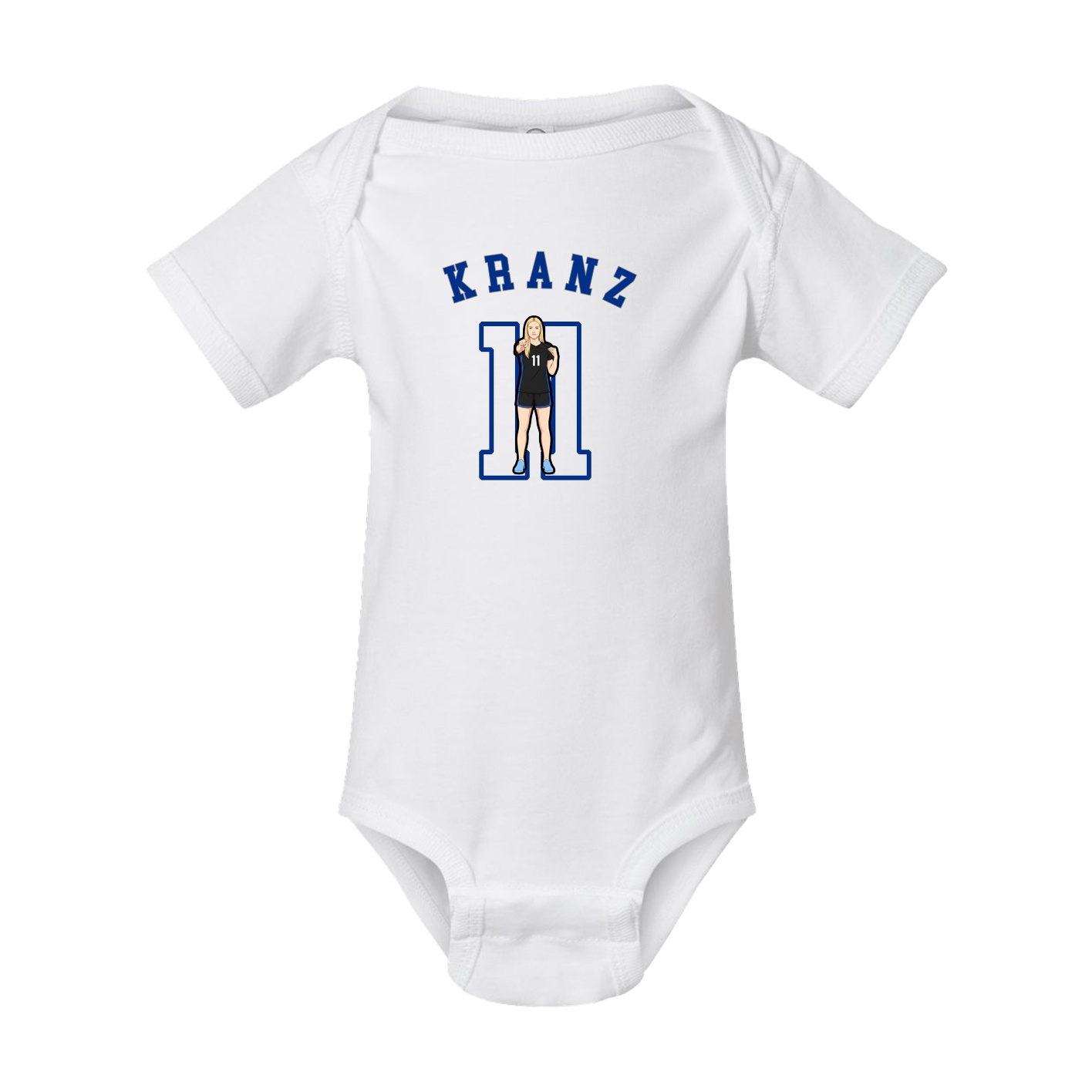 Baby Onesie — Shirsey Arch in White