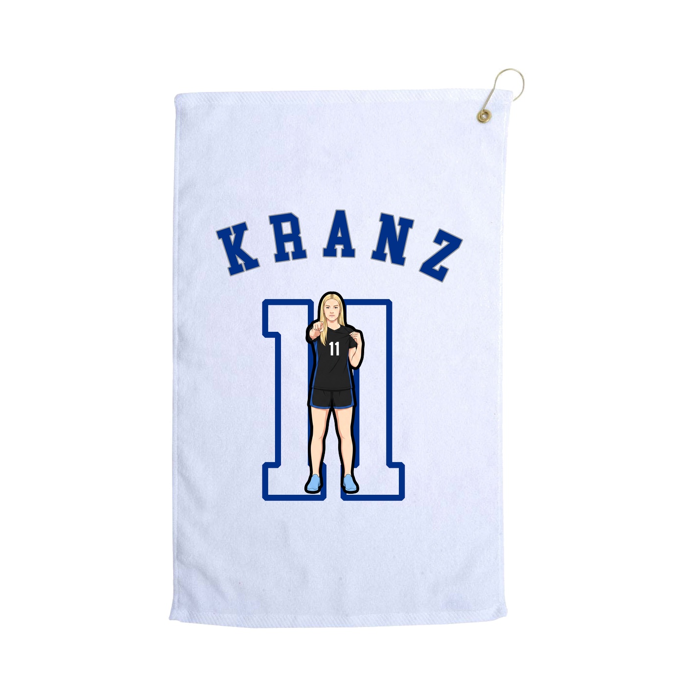 Golf Towel — Shirsey Arch in White