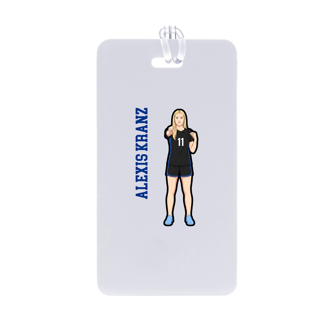 Bag Tag — Name Vertical in Classic