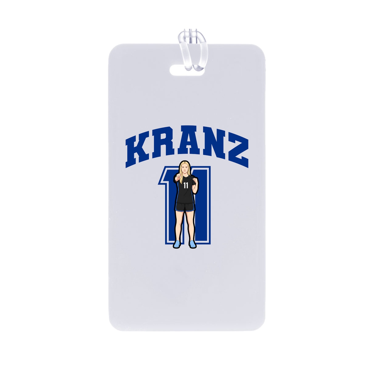 Bag Tag — Number in Classic
