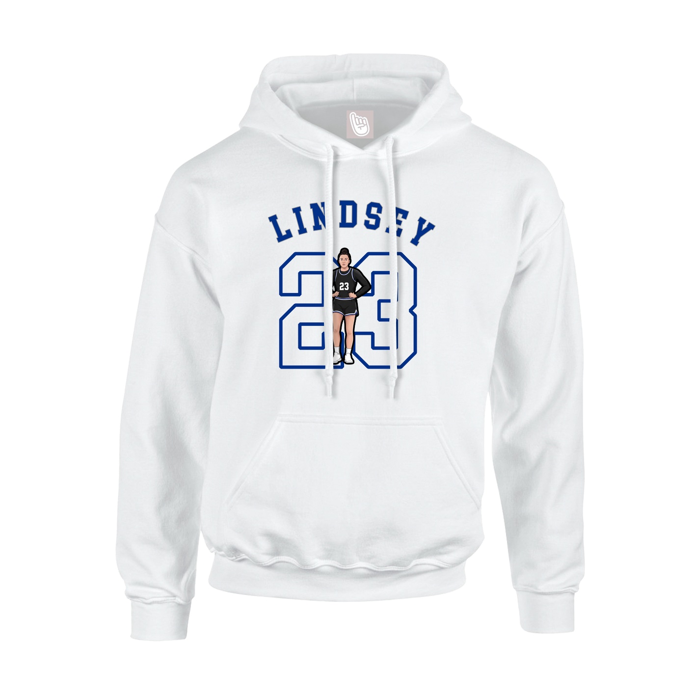 Hoodie — Shirsey Arch in White