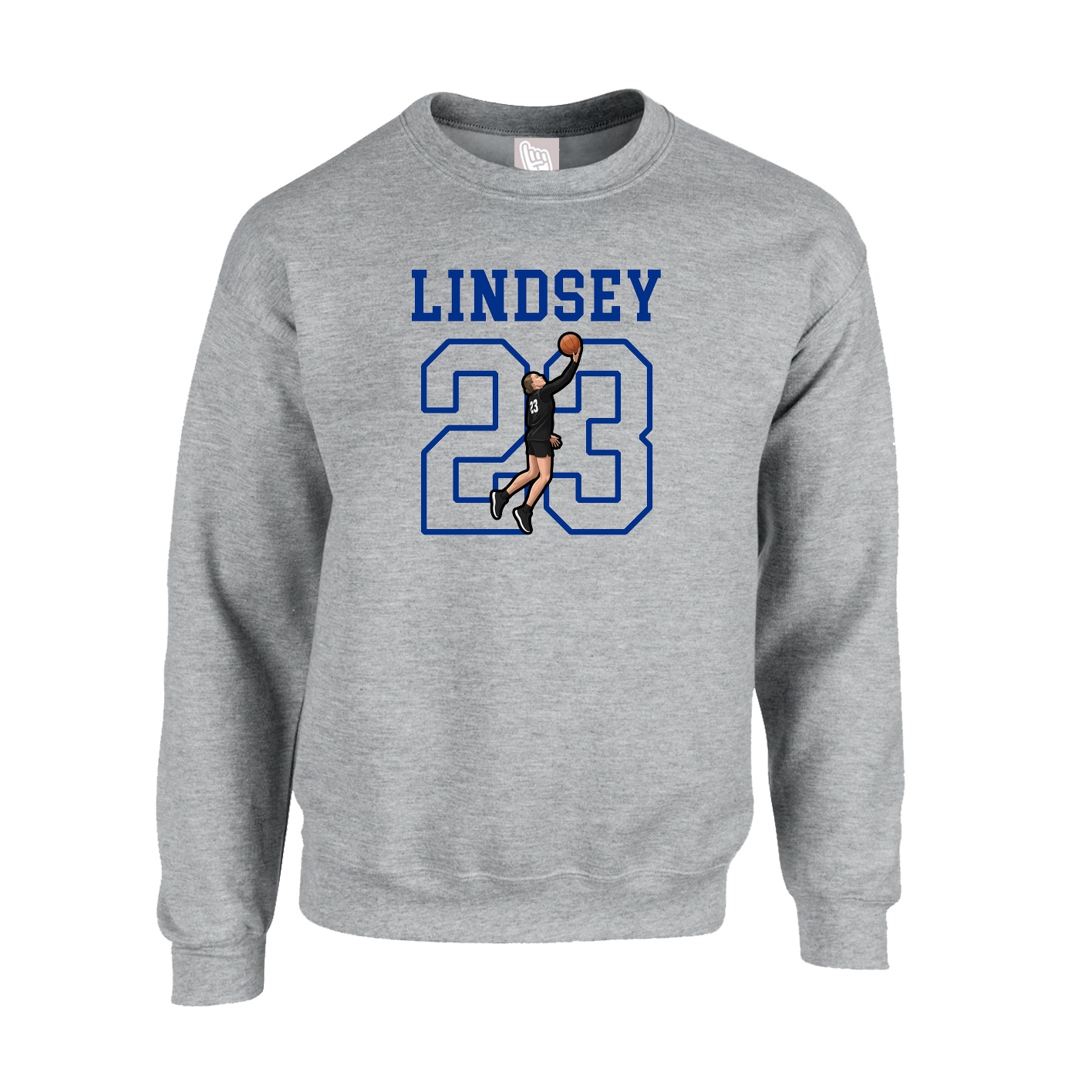Fleece Crew — Shirsey in Grey