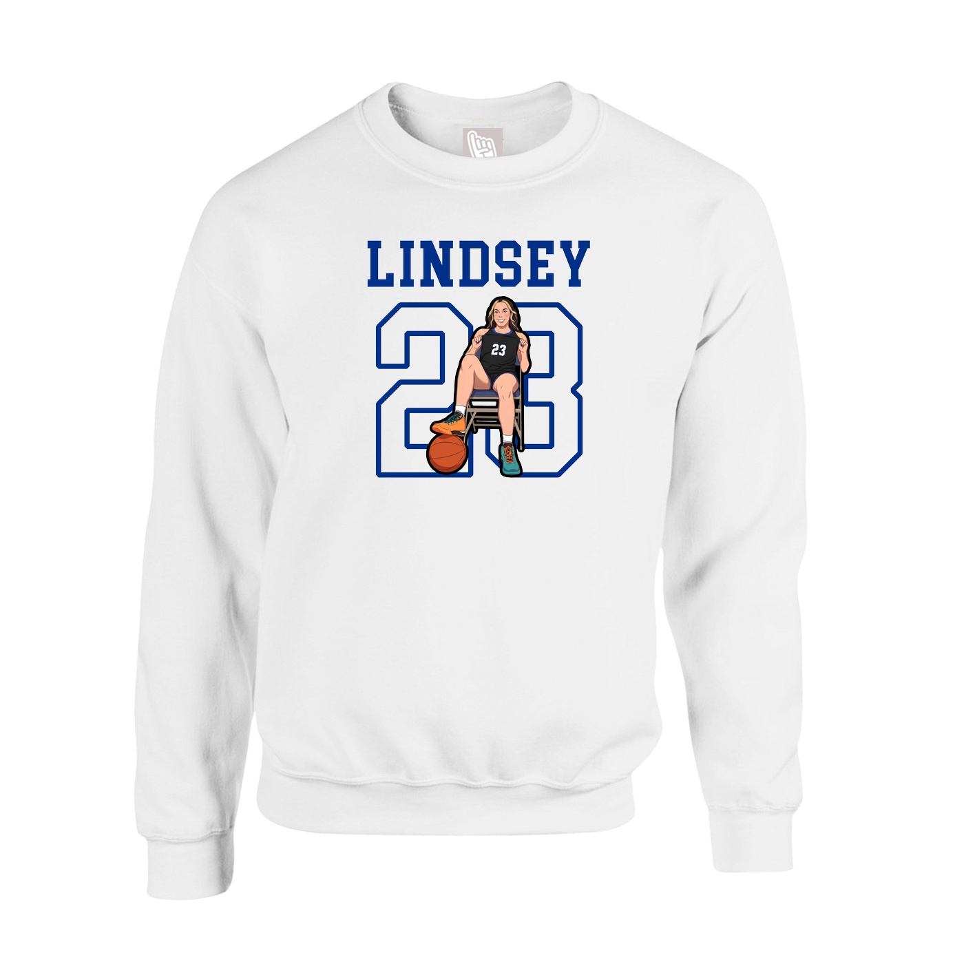 Fleece Crew — Shirsey in White