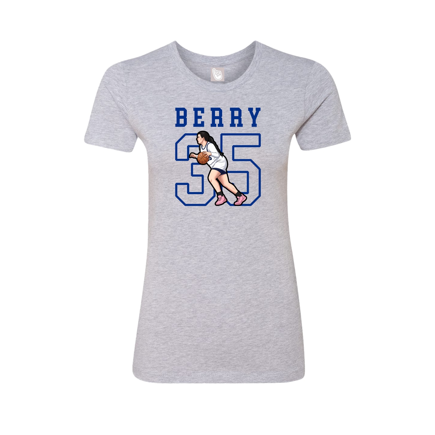 Fitted Women's Tee — Shirsey in Grey