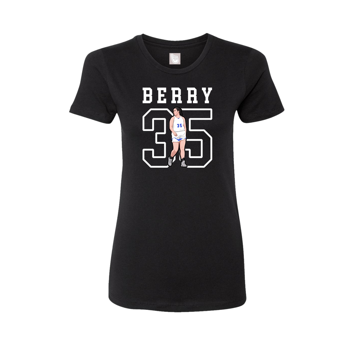 Fitted Women's Tee — Shirsey in Black