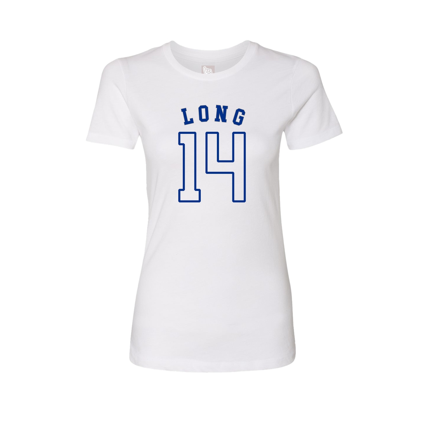 Fitted Women's Tee — Shirsey Arch in White