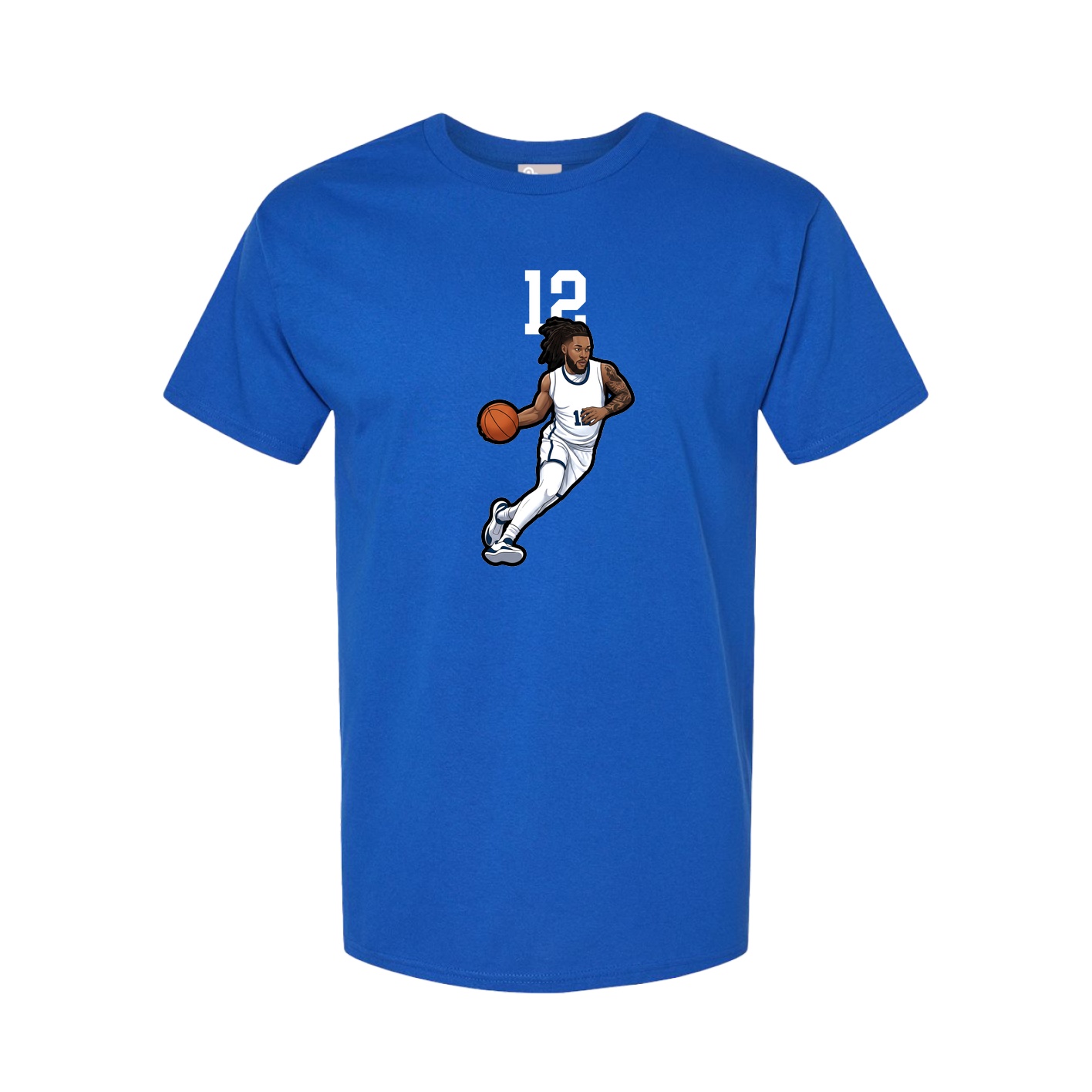 Tee — Number Top in Royal