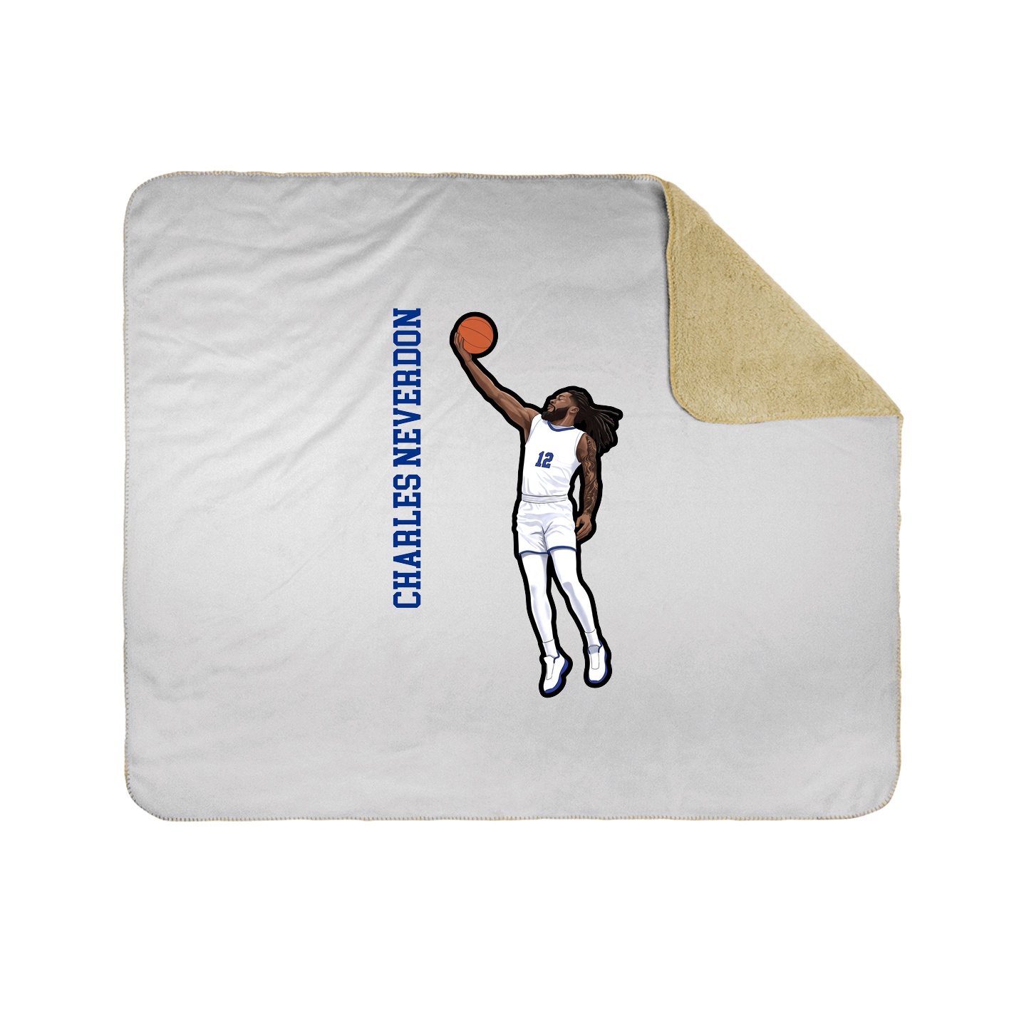 50x60 Sherpa Lined Throw Blanket