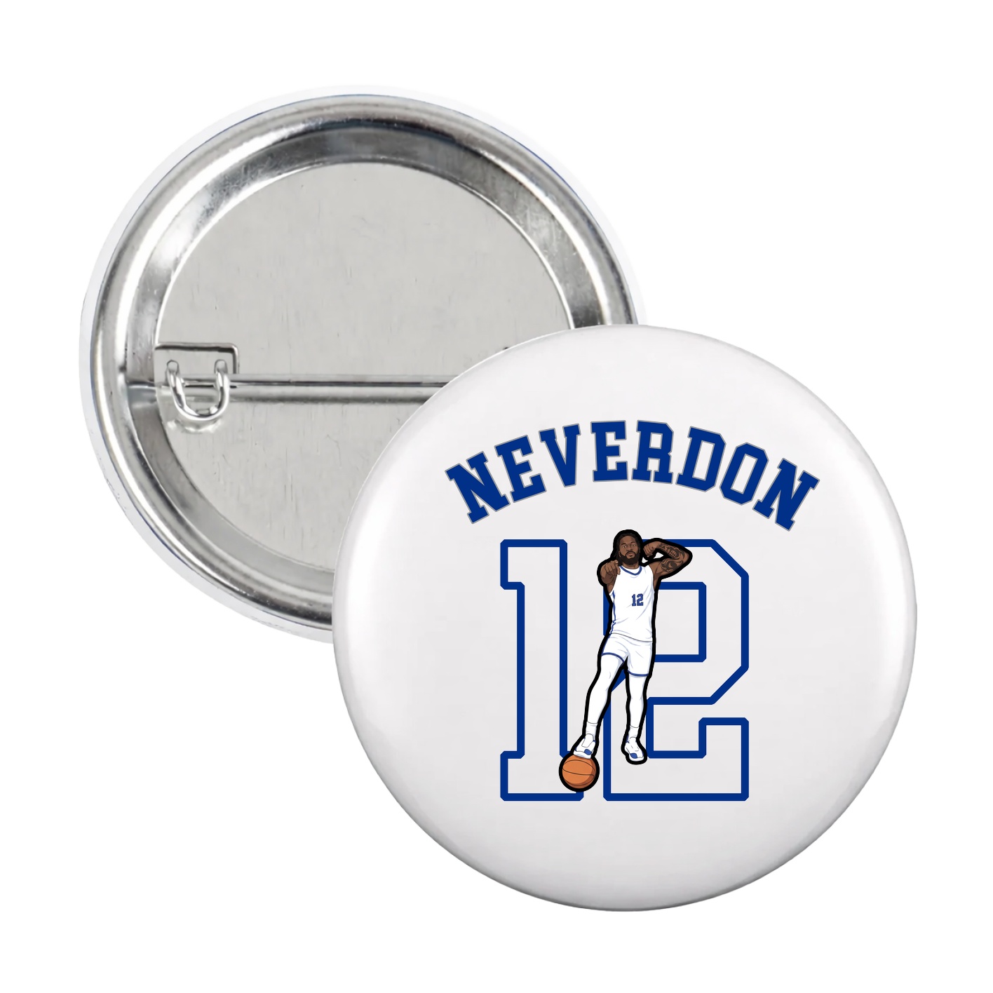 Game Day Button — Shirsey Arch in White
