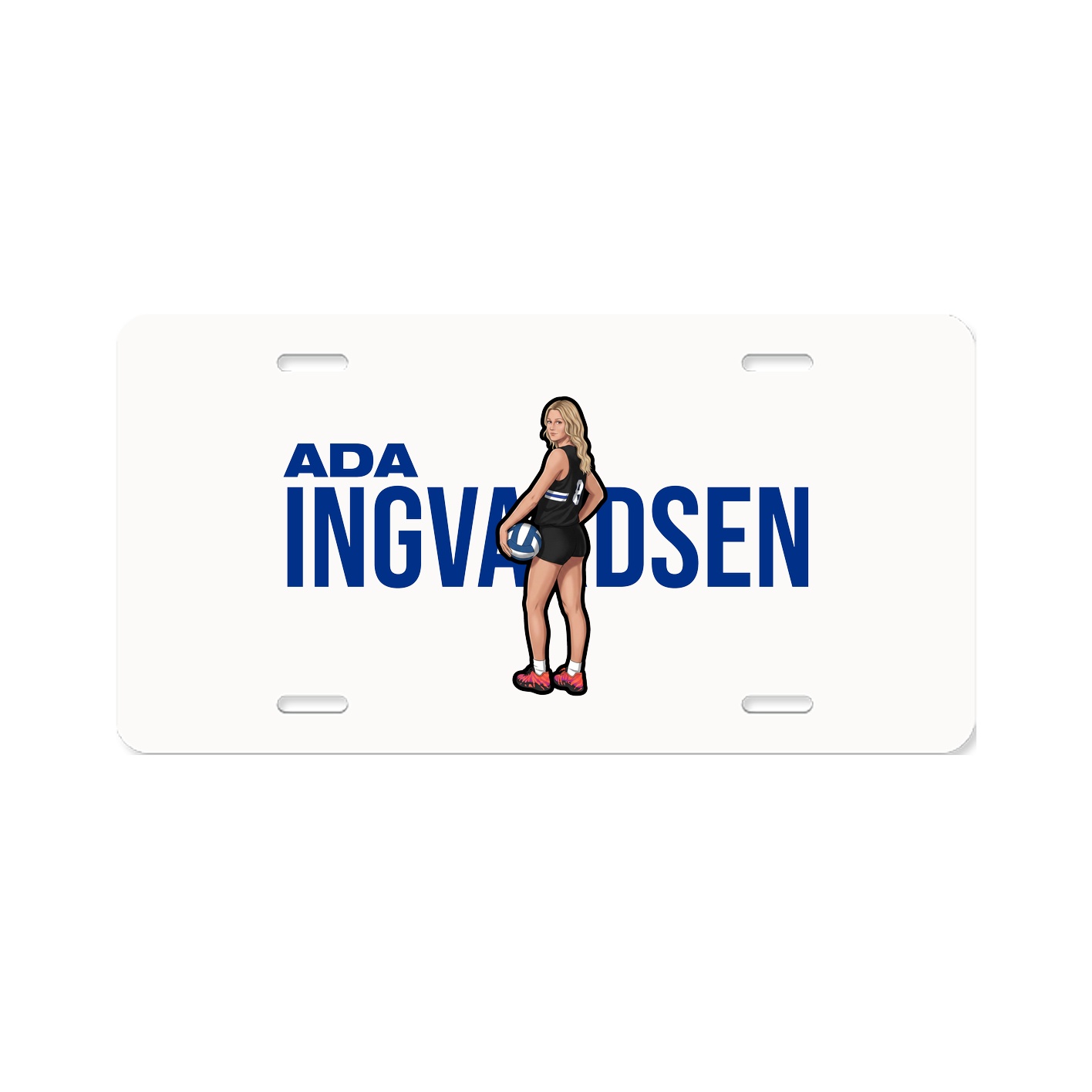 License Plate — Player Name in Classic