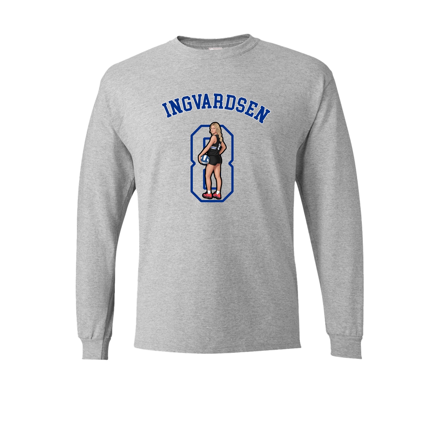 Long Sleeve Tee — Shirsey Arch in Grey
