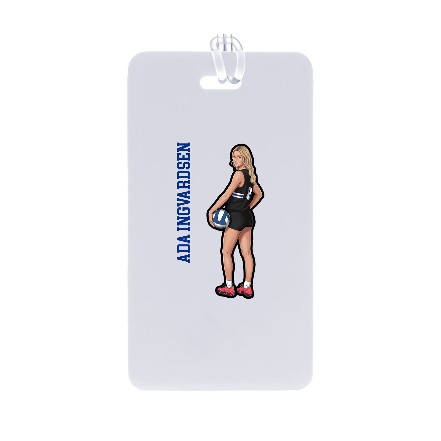 Bag Tag — Name Vertical in Classic