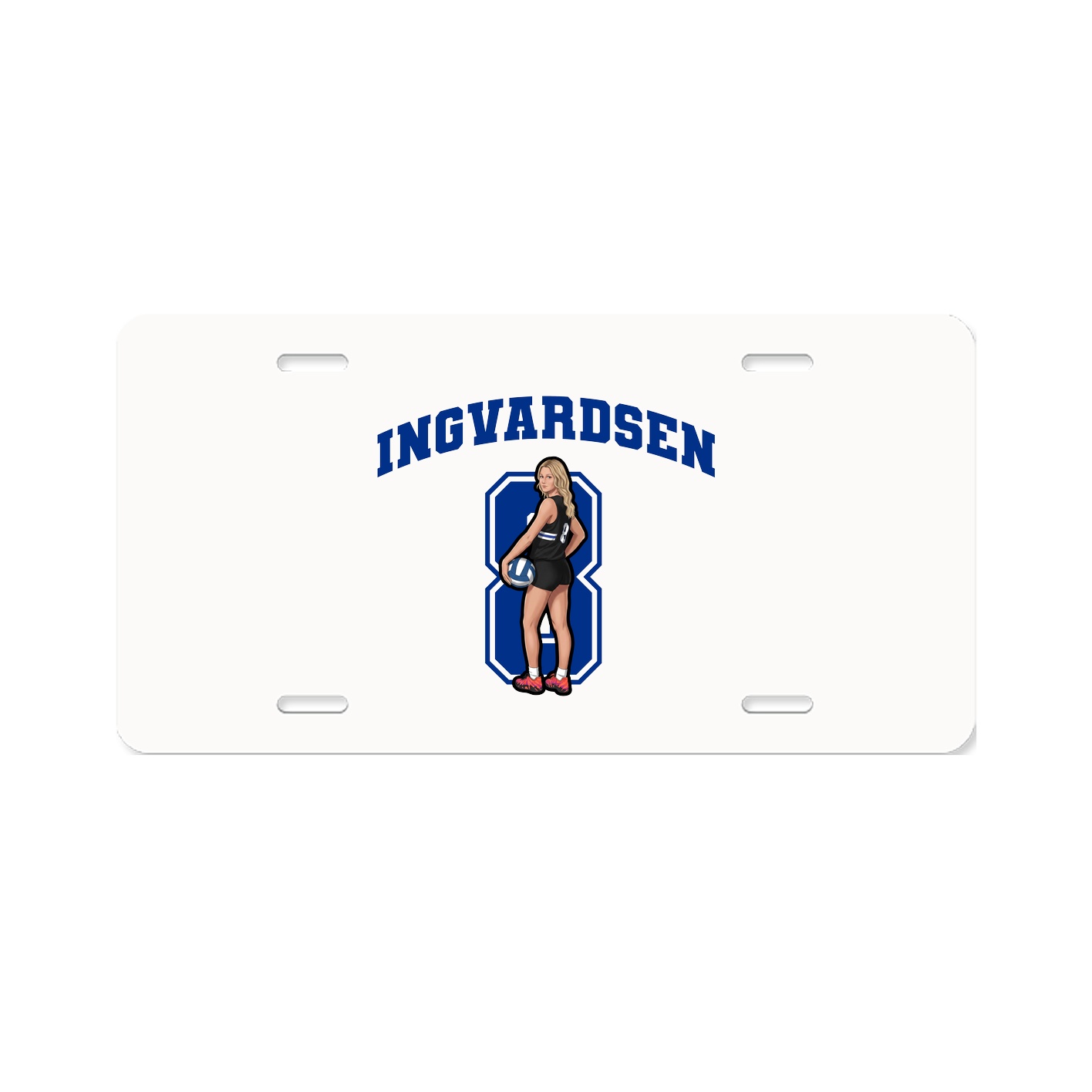 License Plate — Number in Classic