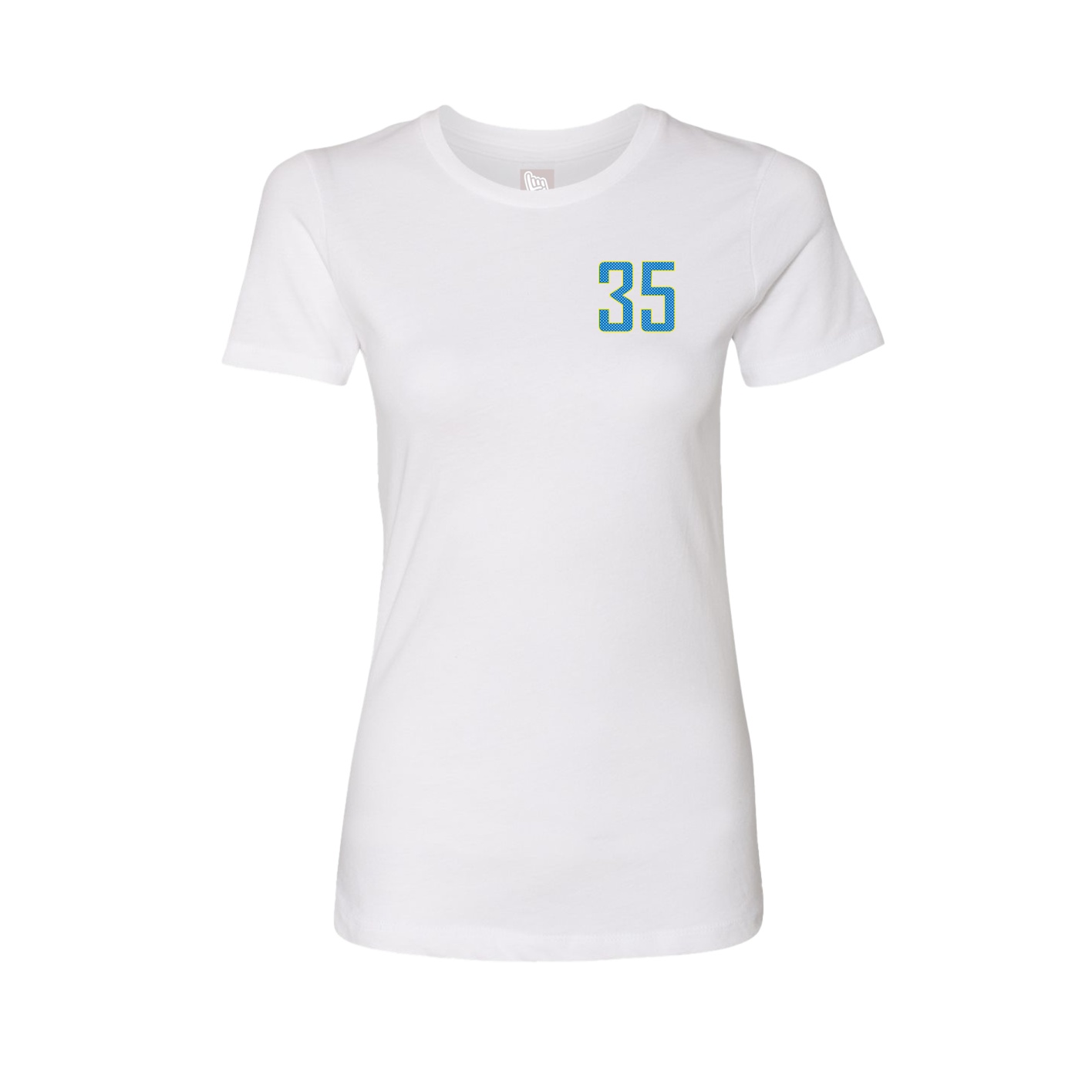 Fitted Women's Tee — Front Shirsy in White