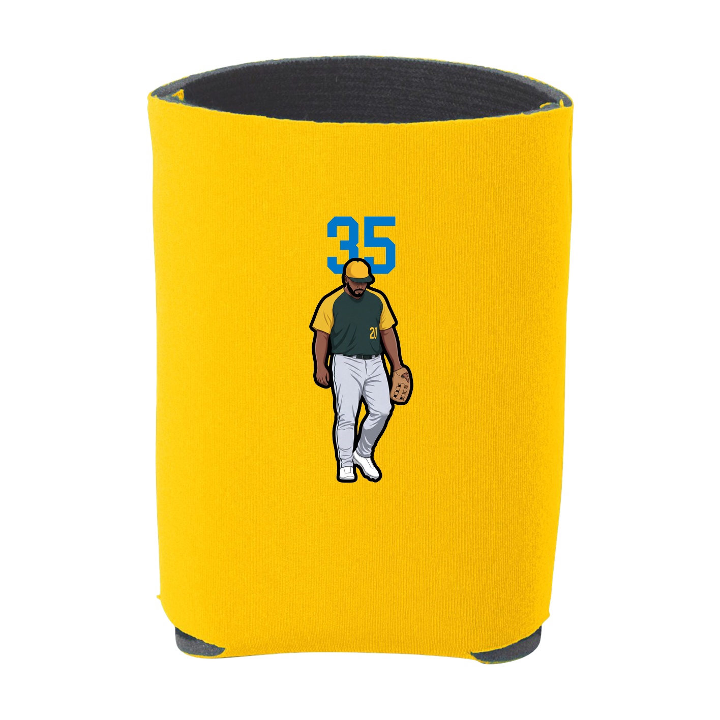Can Holder — Number Top in Yellow