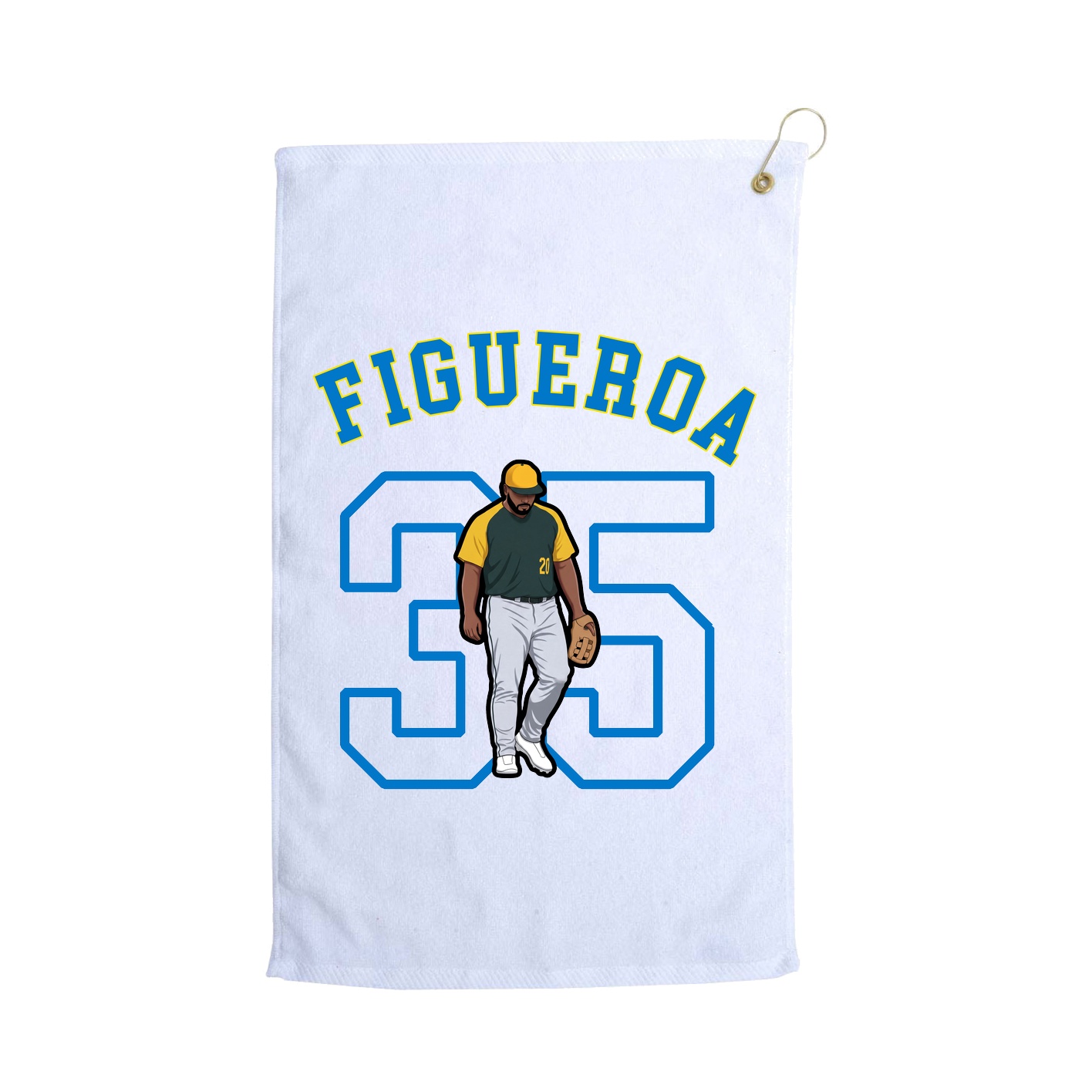 Golf Towel — Shirsey Arch in White