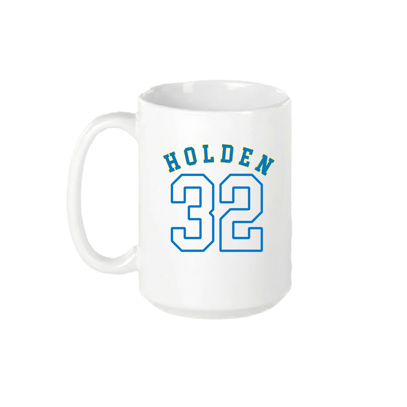 15oz Coffee Mug — Shirsey Arch in White