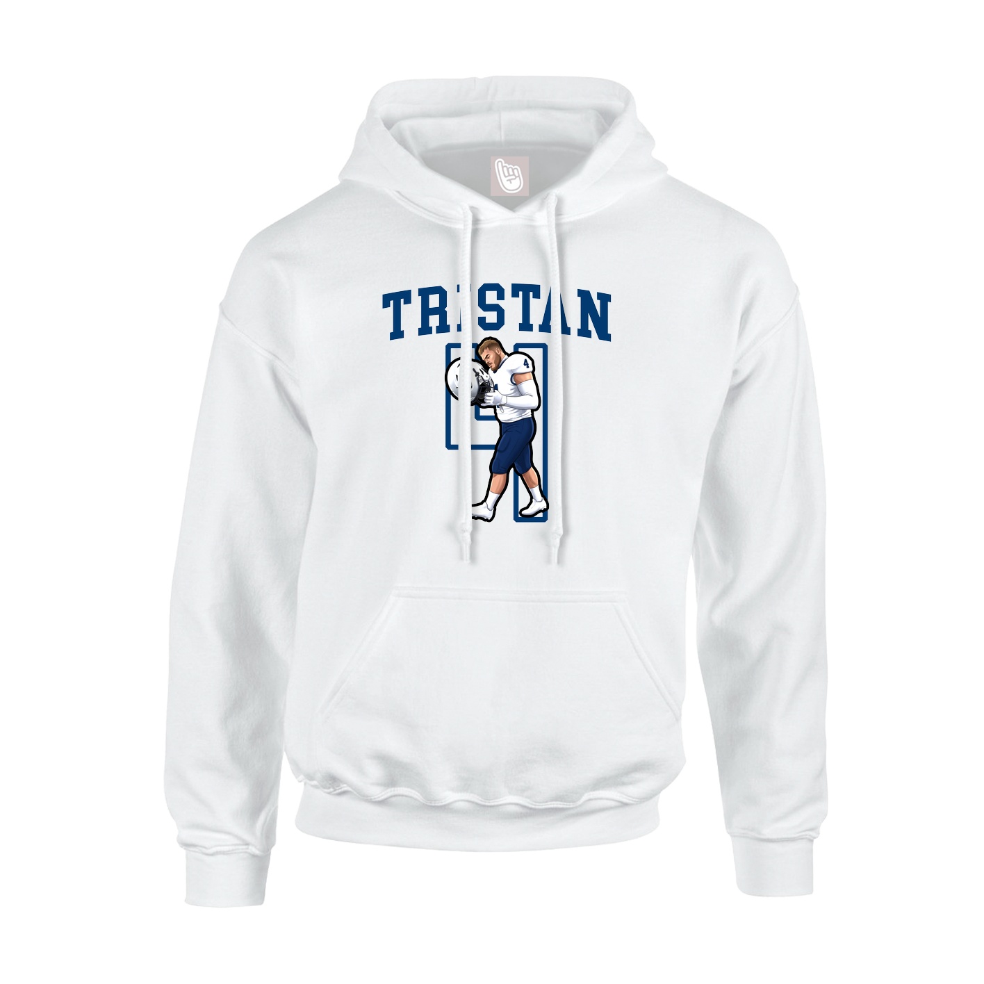 Hoodie — Shirsey in White