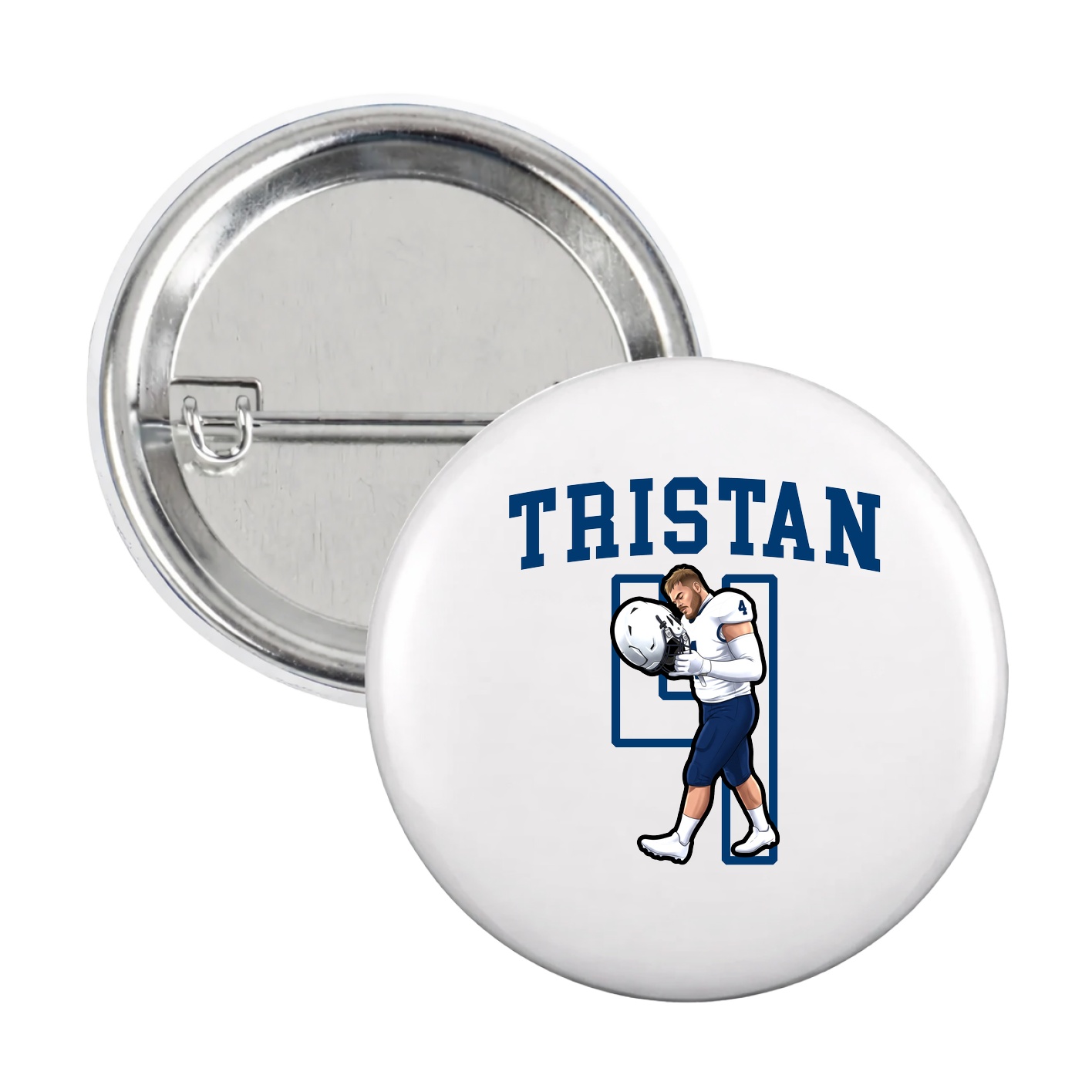 Game Day Button — Shirsey in White