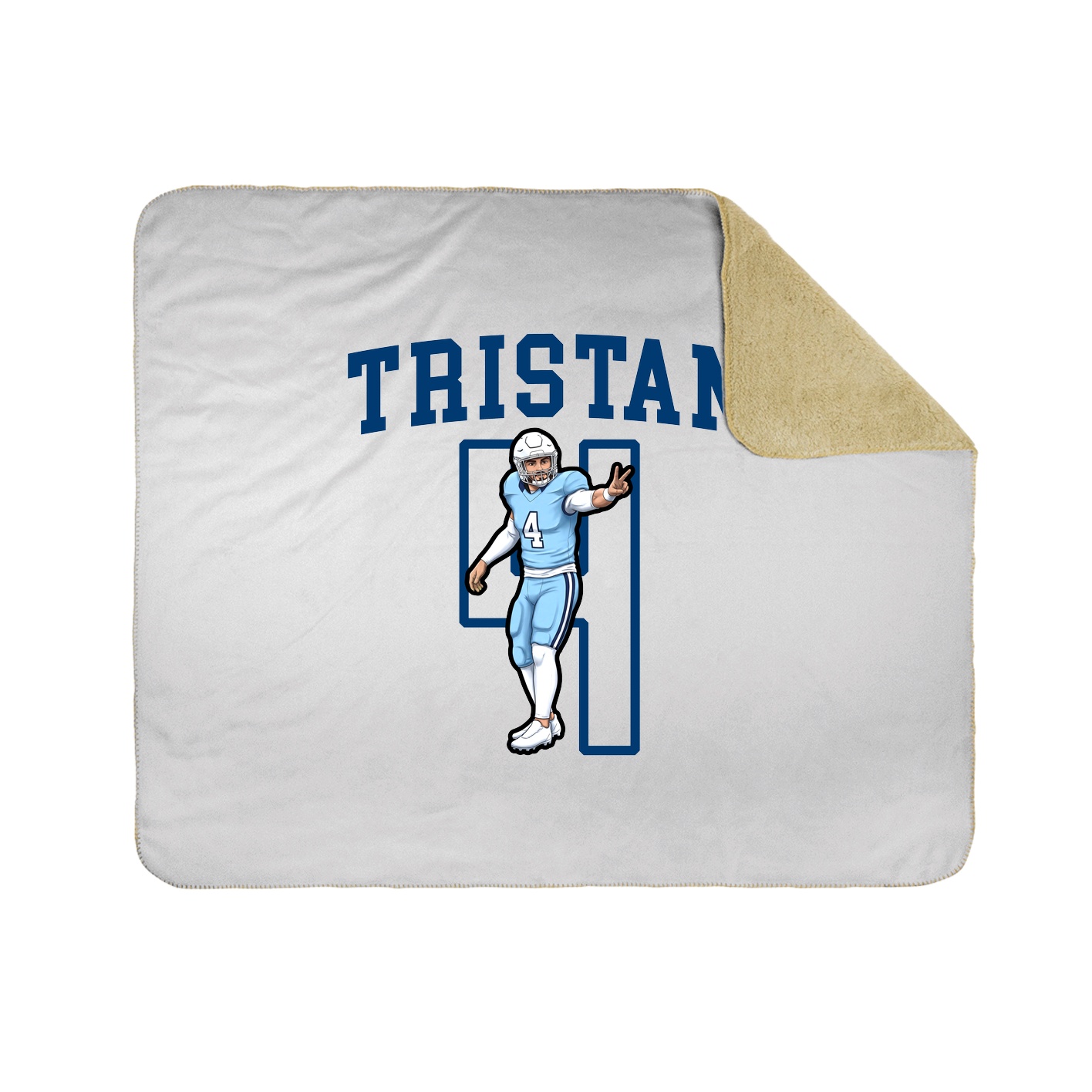 Throw Blanket — Shirsey in White