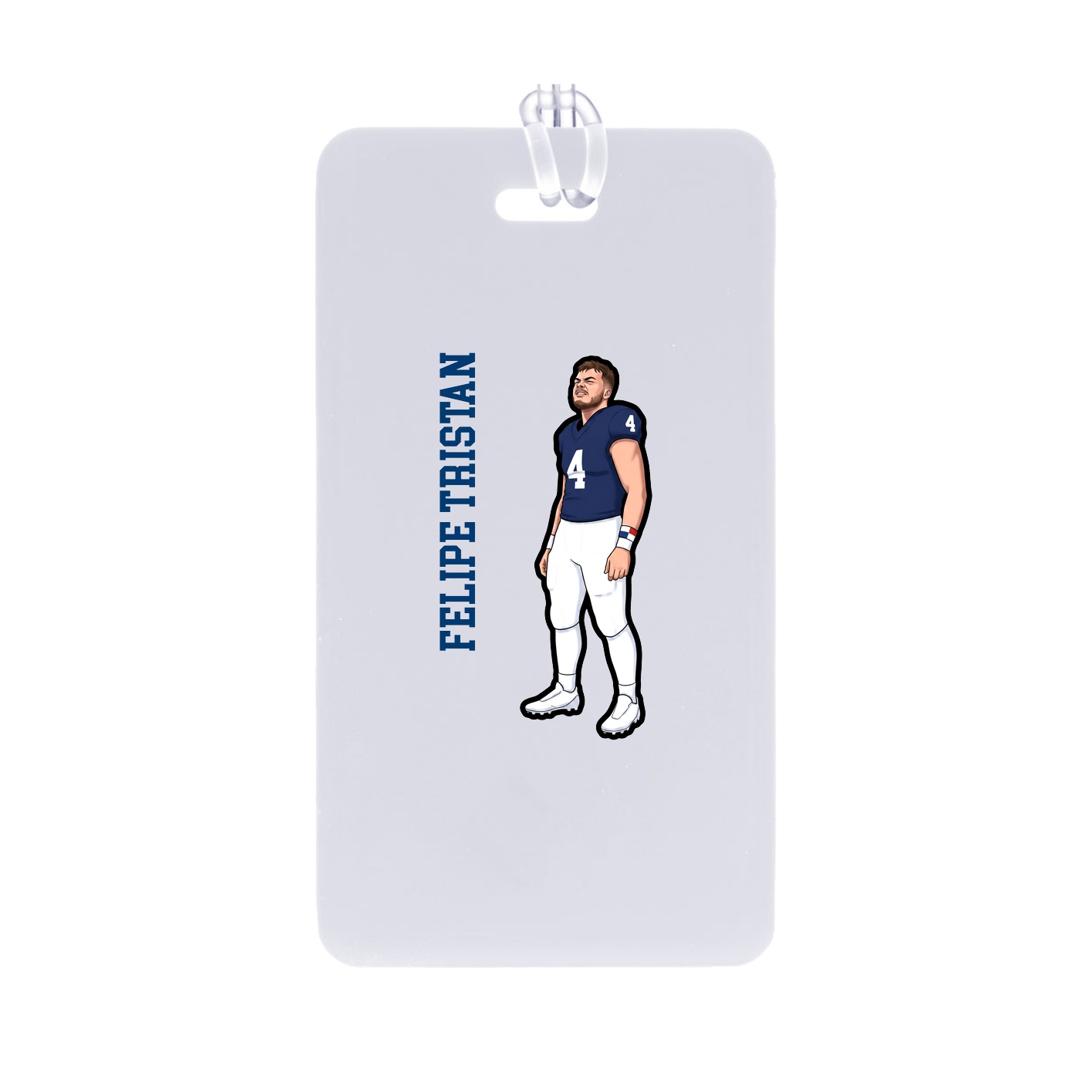 Bag Tag — Name Vertical in Classic