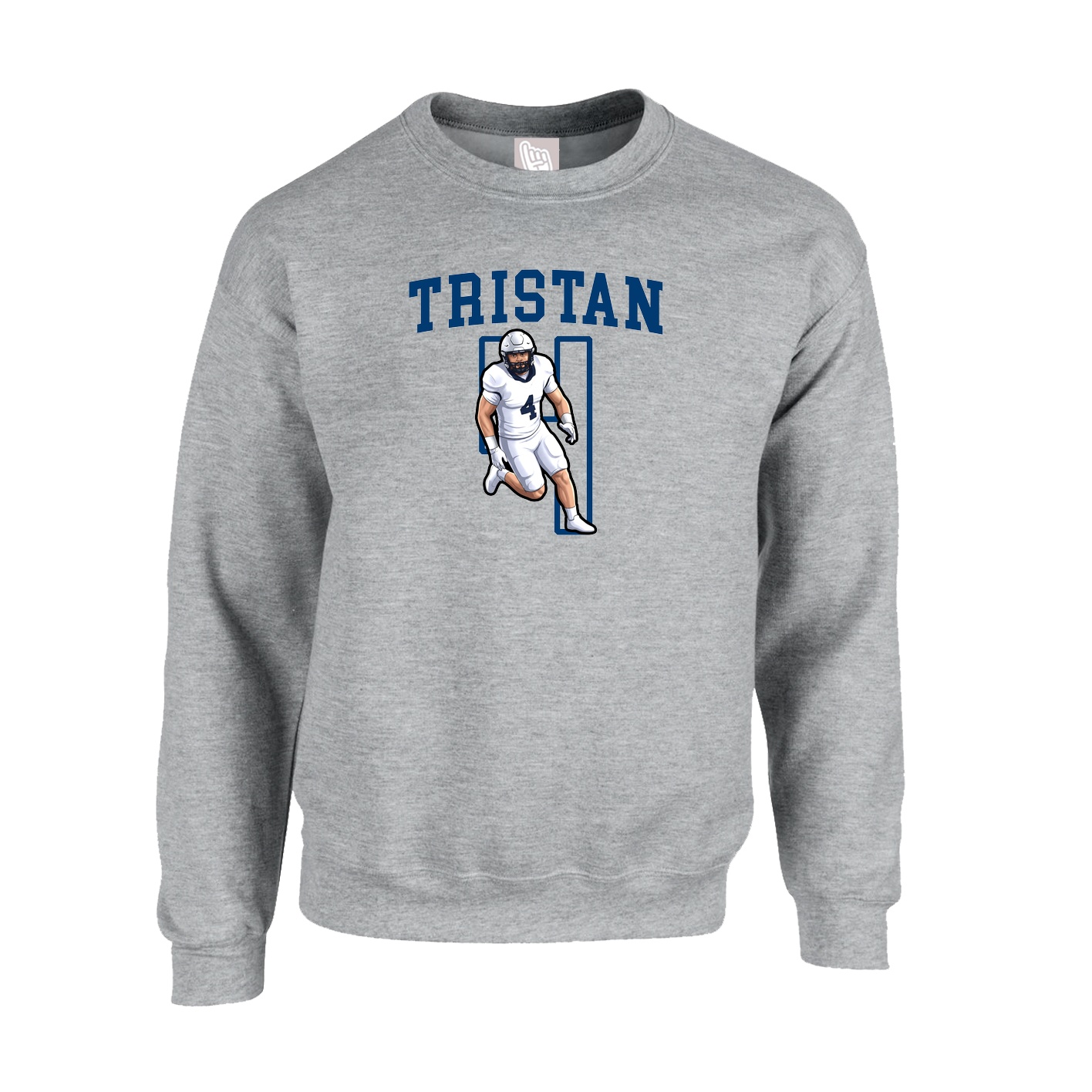 Fleece Crew — Shirsey in Grey
