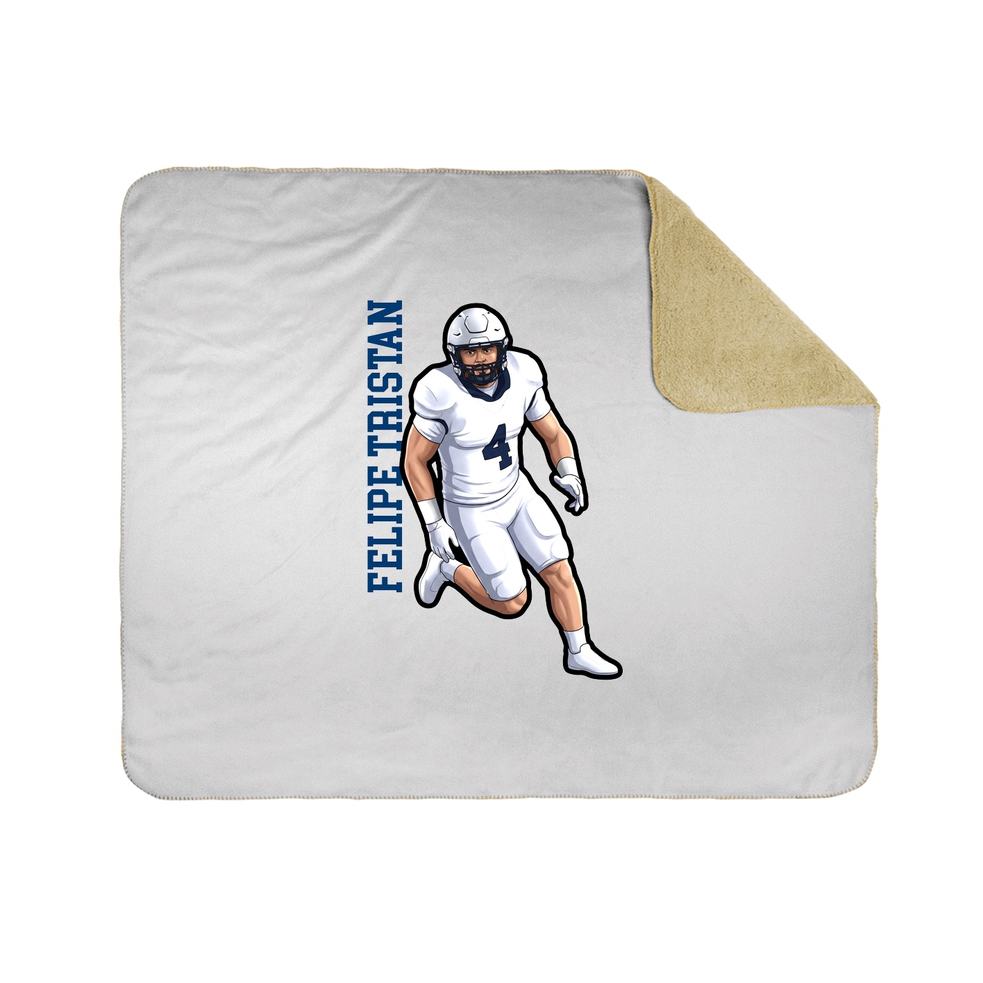 50x60 Sherpa Lined Throw Blanket