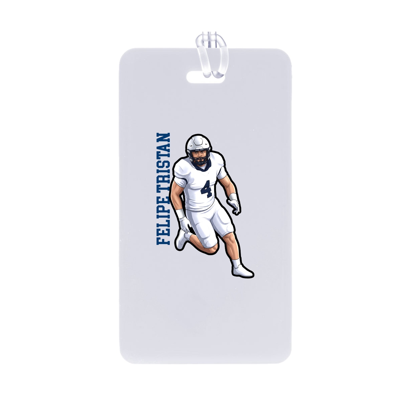 Bag Tag — Name Vertical in Classic
