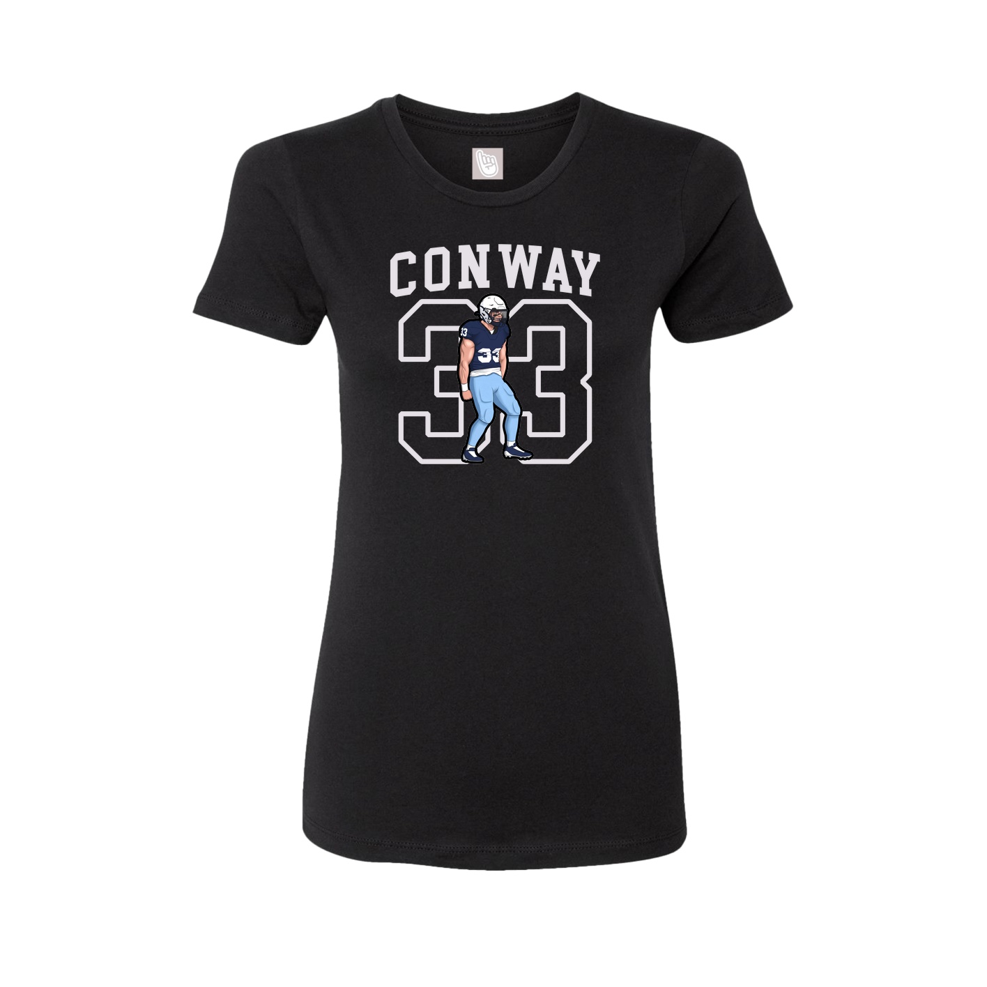 Fitted Women's Tee — Shirsey in Black