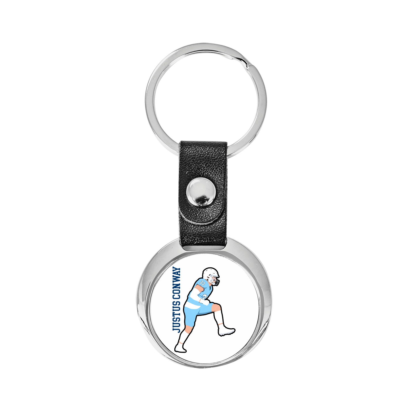 Key Chain — Name Vertical in Classic