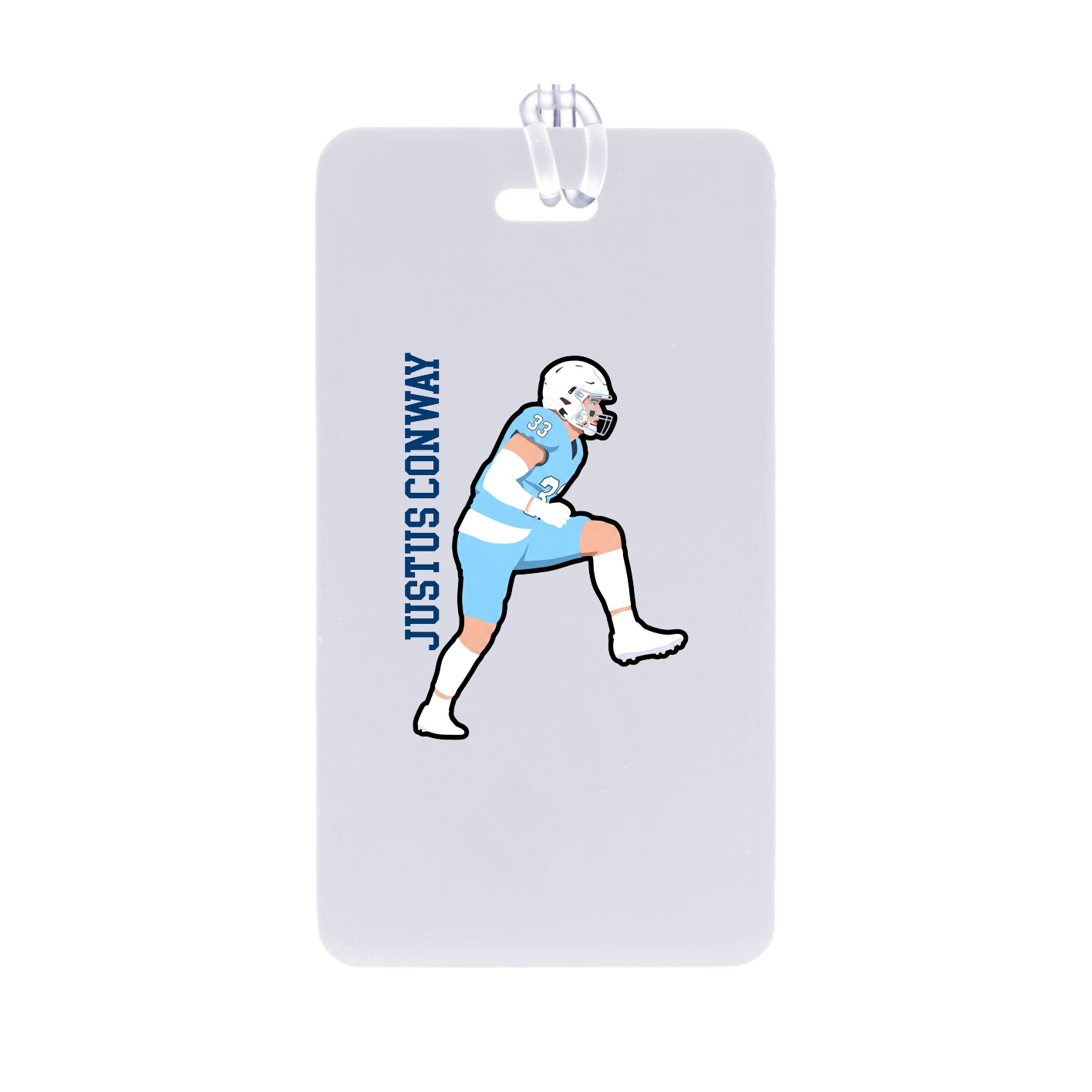Bag Tag — Name Vertical in Classic